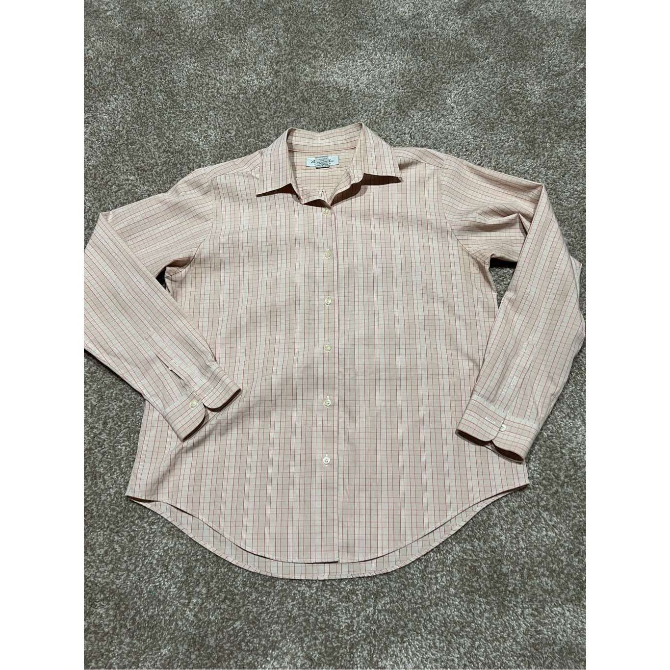 Brooks Brothers Brooks Brothers women button up shirt blouse top cream/red c Size XL / US 12-14 / IT 48-50 - 6 Thumbnail