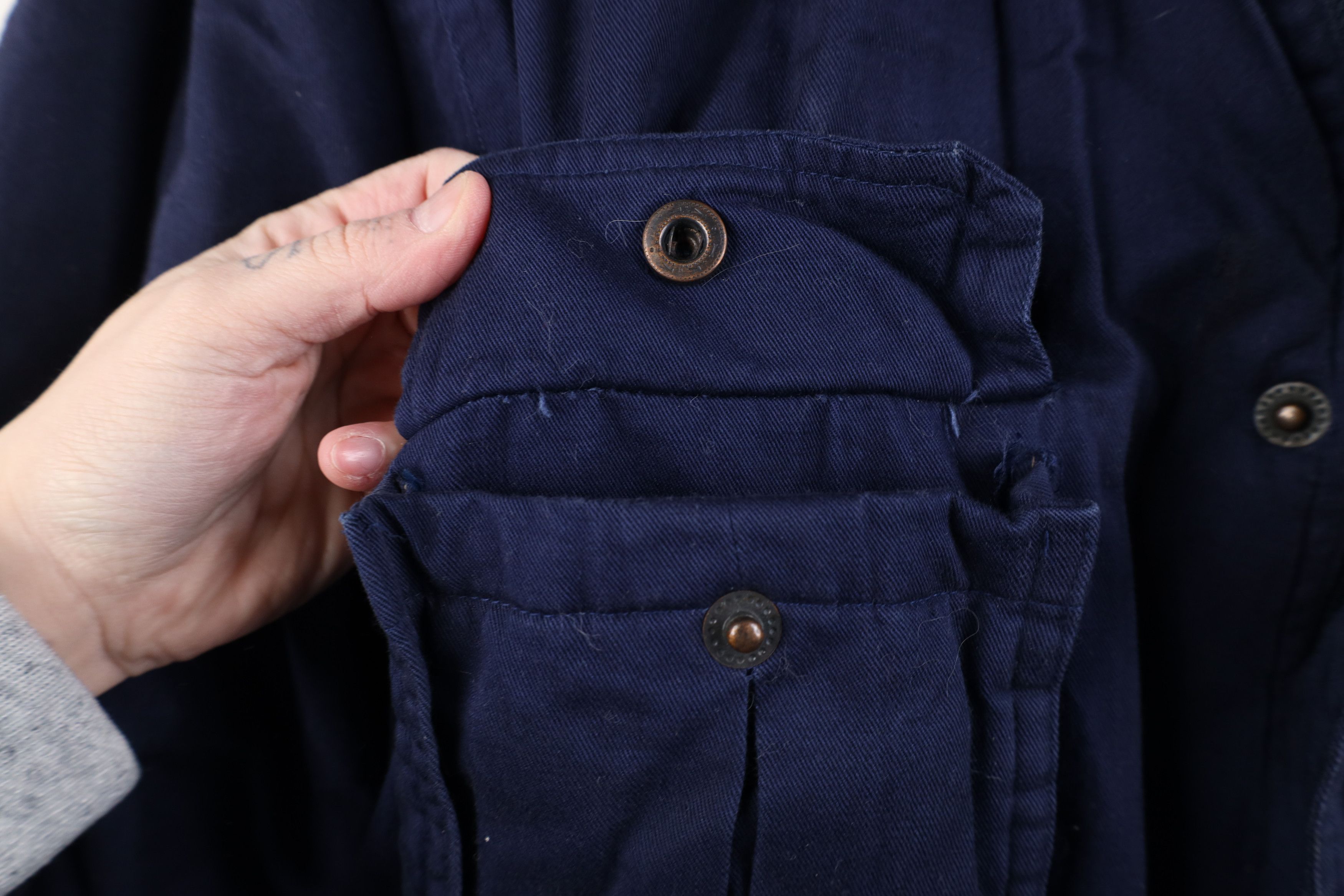 Vintage Vintage 90s Streetwear Quilted Flannel Hooded Parka Jacket Size US M / EU 48-50 / 2 - 5 Thumbnail