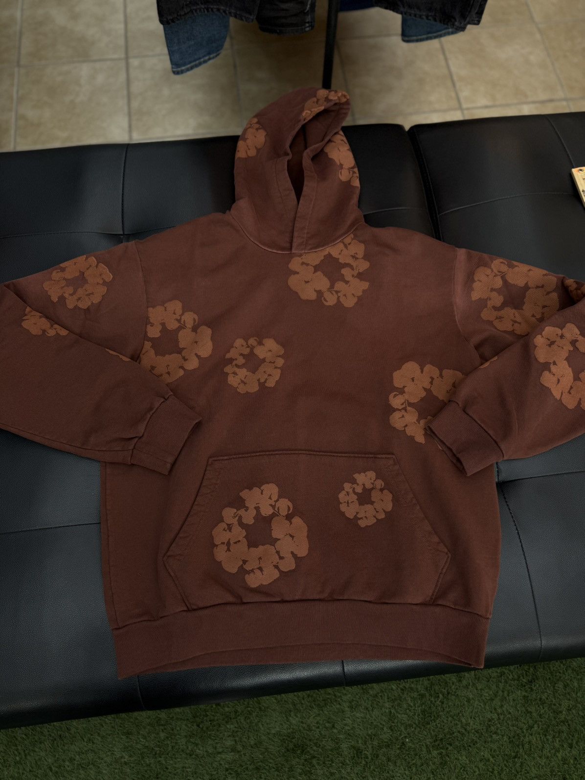 DENIM TEARS Denim Tears Brown Hoodie 2025 Cotton Wreath M (NEW) Size US M / EU 48-50 / 2 - 1 Thumbnail