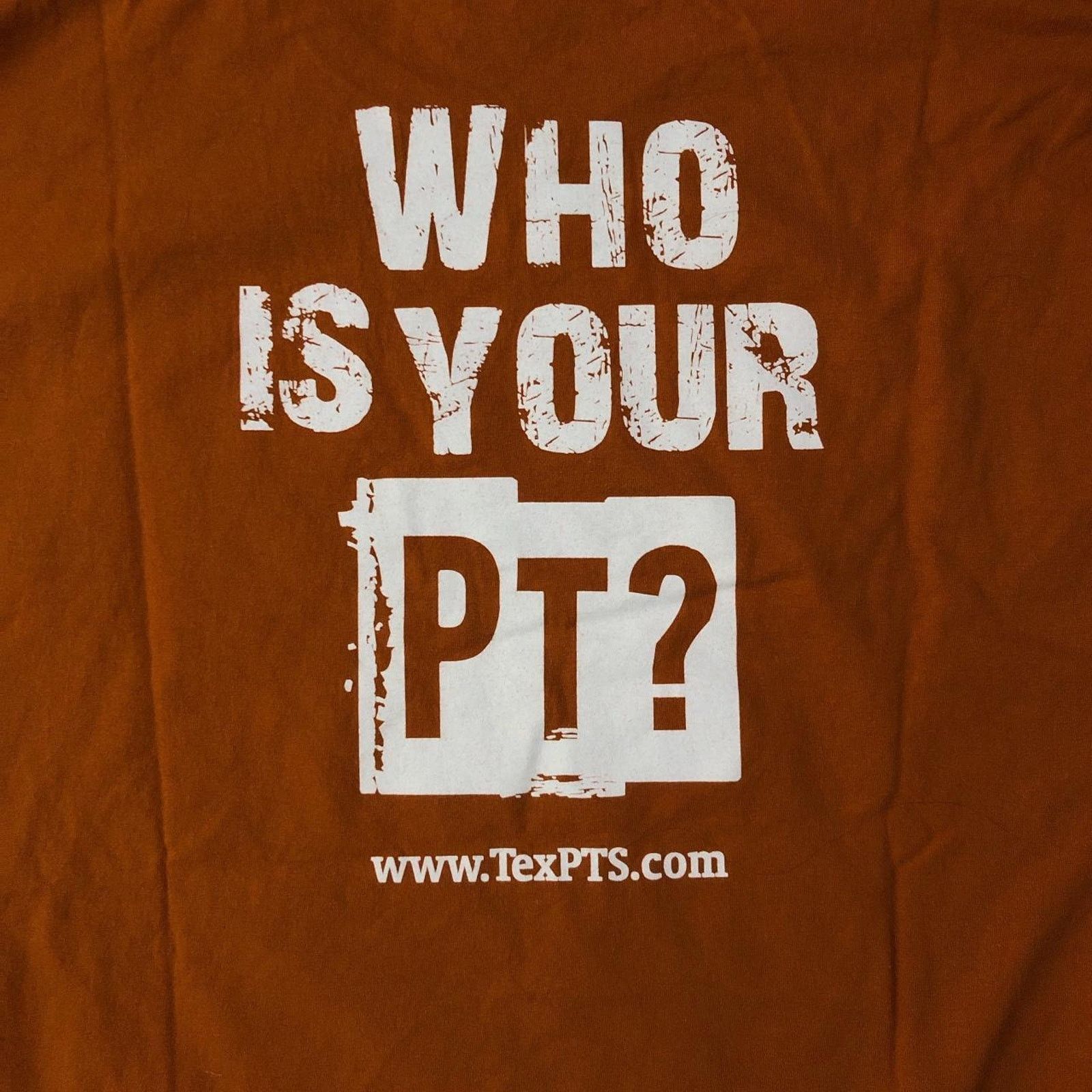Hanes Orange Texas Physical Therapy Graphic Tee Size US XXL / EU 58 / 5 - 3 Thumbnail