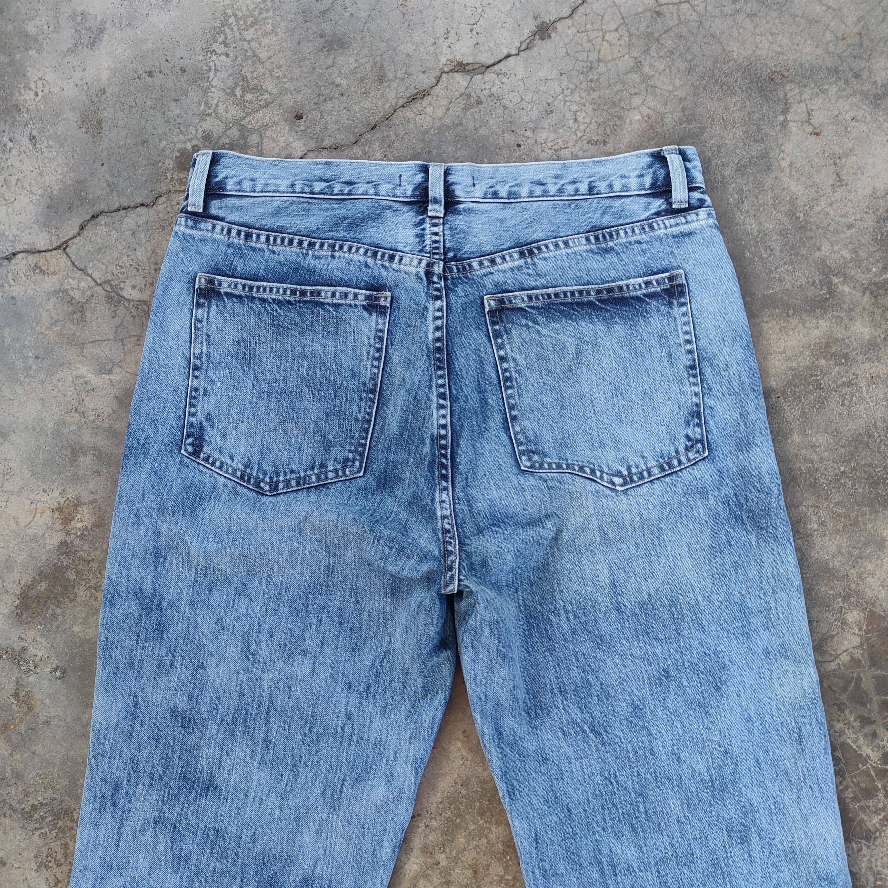 Japanese Brand VINTAGE JAPANESE DISTRESSED FADED JEANS PANTS Size US 33 - 8 Thumbnail