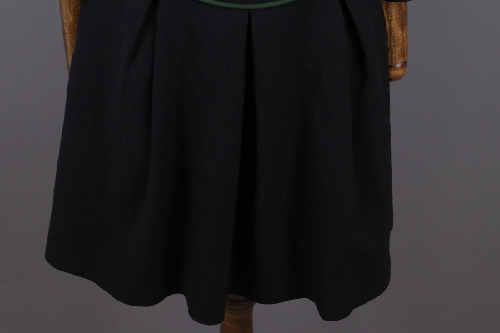 Designer Cop Copine Leora Robe Black A-Line Dress Size 40 Size M / US 6-8 / IT 42-44 - 3 Thumbnail
