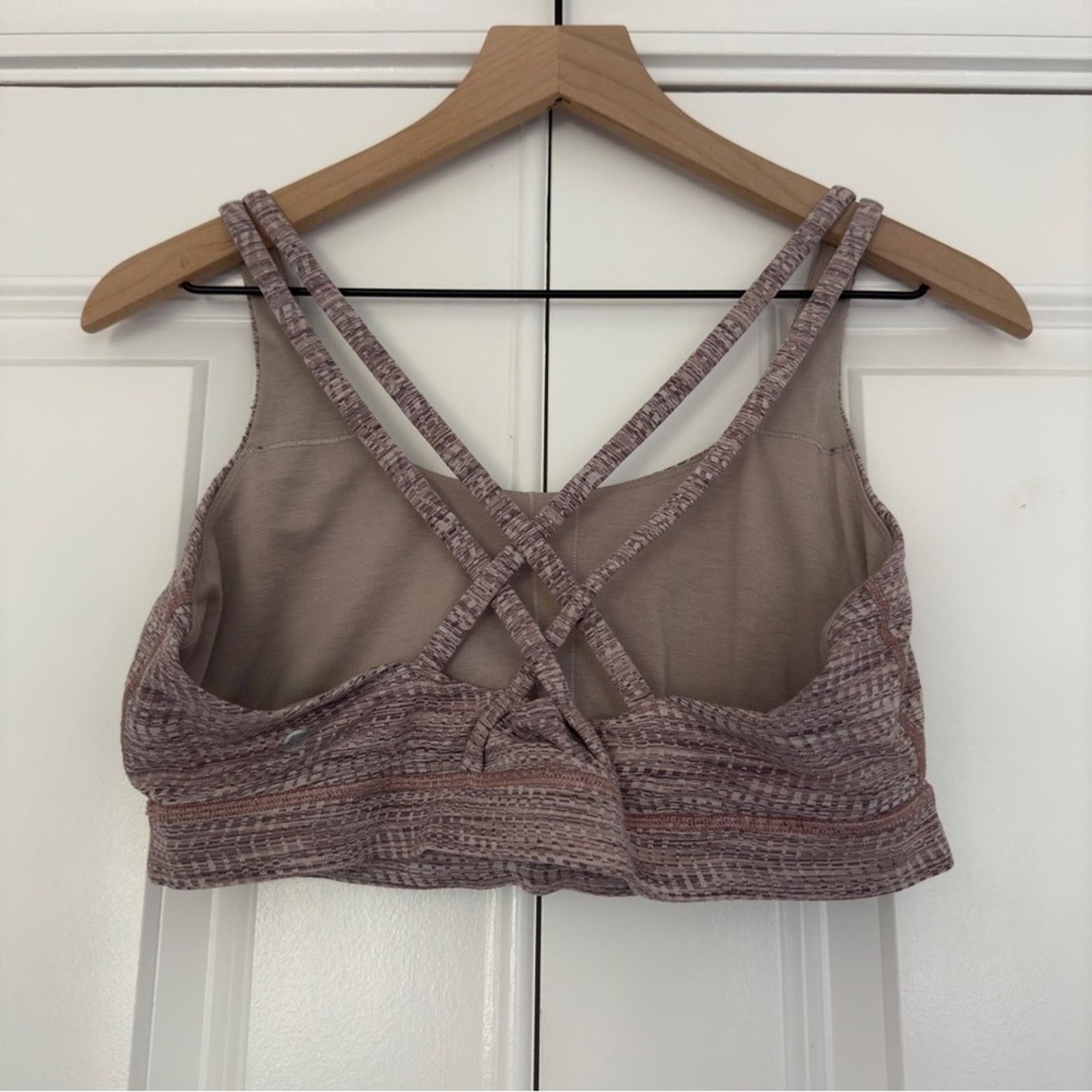Lululemon Lululemon Energy Bra in Arrow Jacquard Antique Bark Copper Size XL / US 12-14 / IT 48-50 - 4 Thumbnail