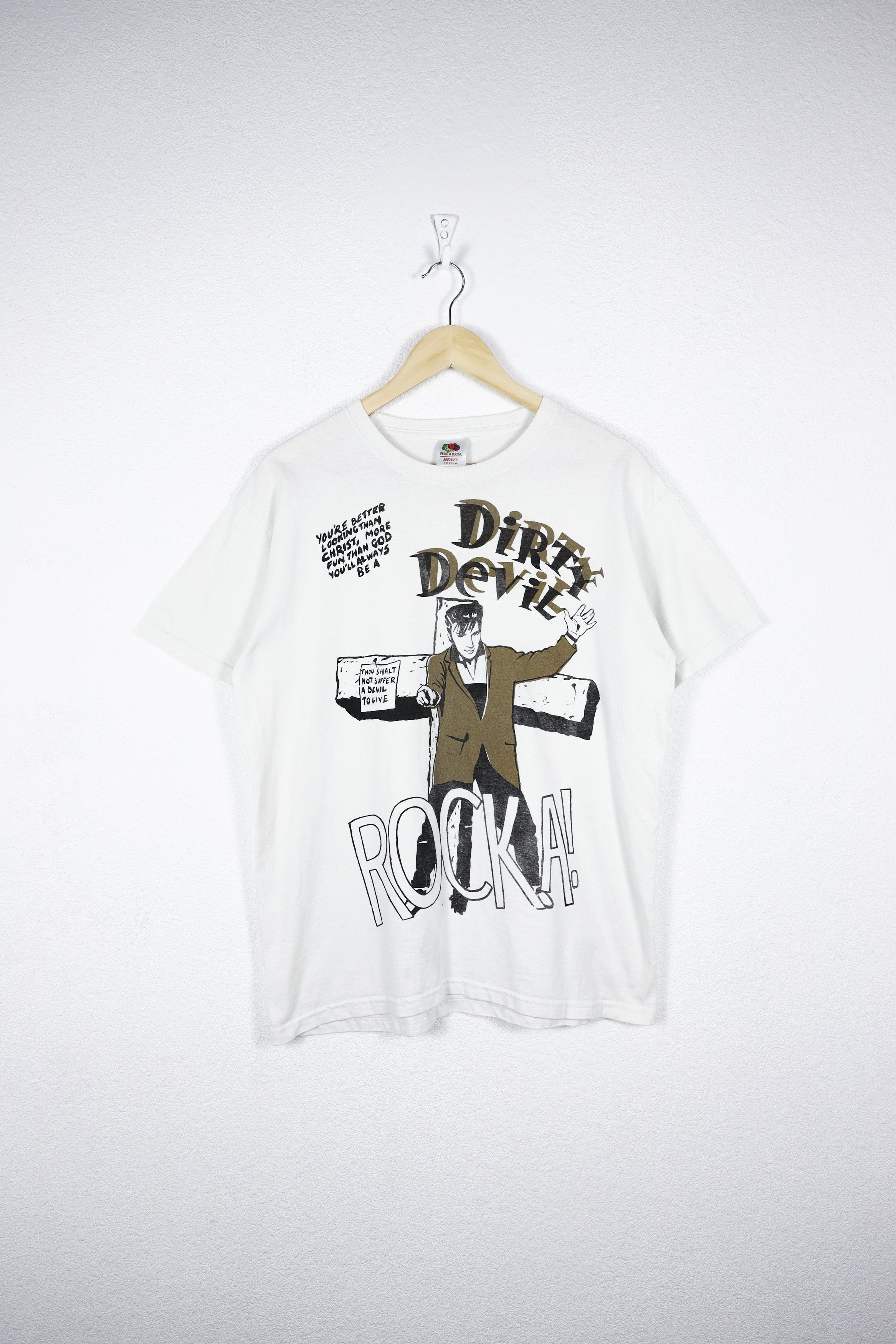 Vintage Vintage Humor Rock & Religion Dirty Devil Graphic Tee Tshirt Size US L / EU 52-54 / 3 - 1 Thumbnail