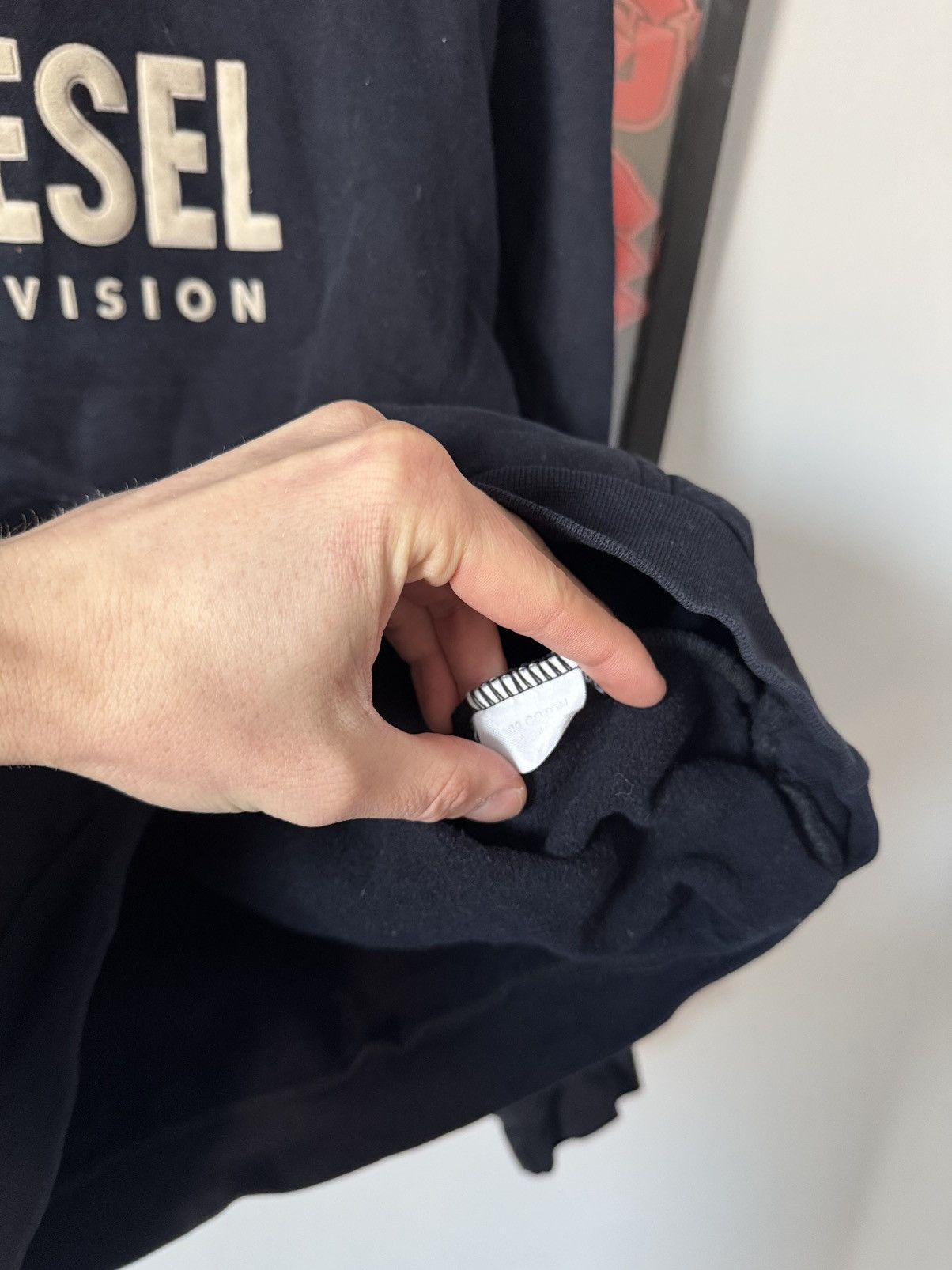 Vintage 90s Diesel Hoodie Logo