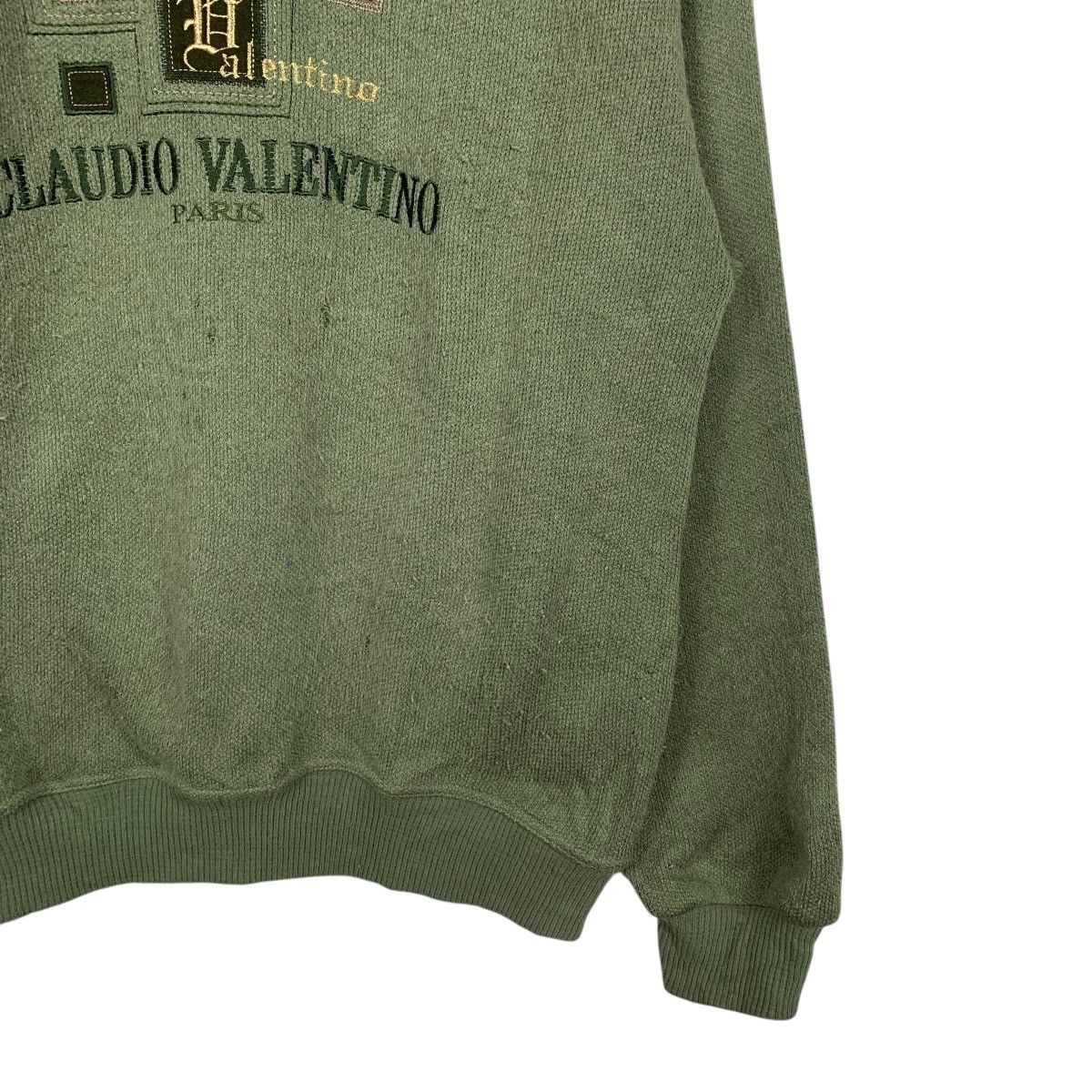 Japanese Brand Claudio Valentino Big Logo Sweatshirt Size US M / EU 48-50 / 2 - 4 Thumbnail