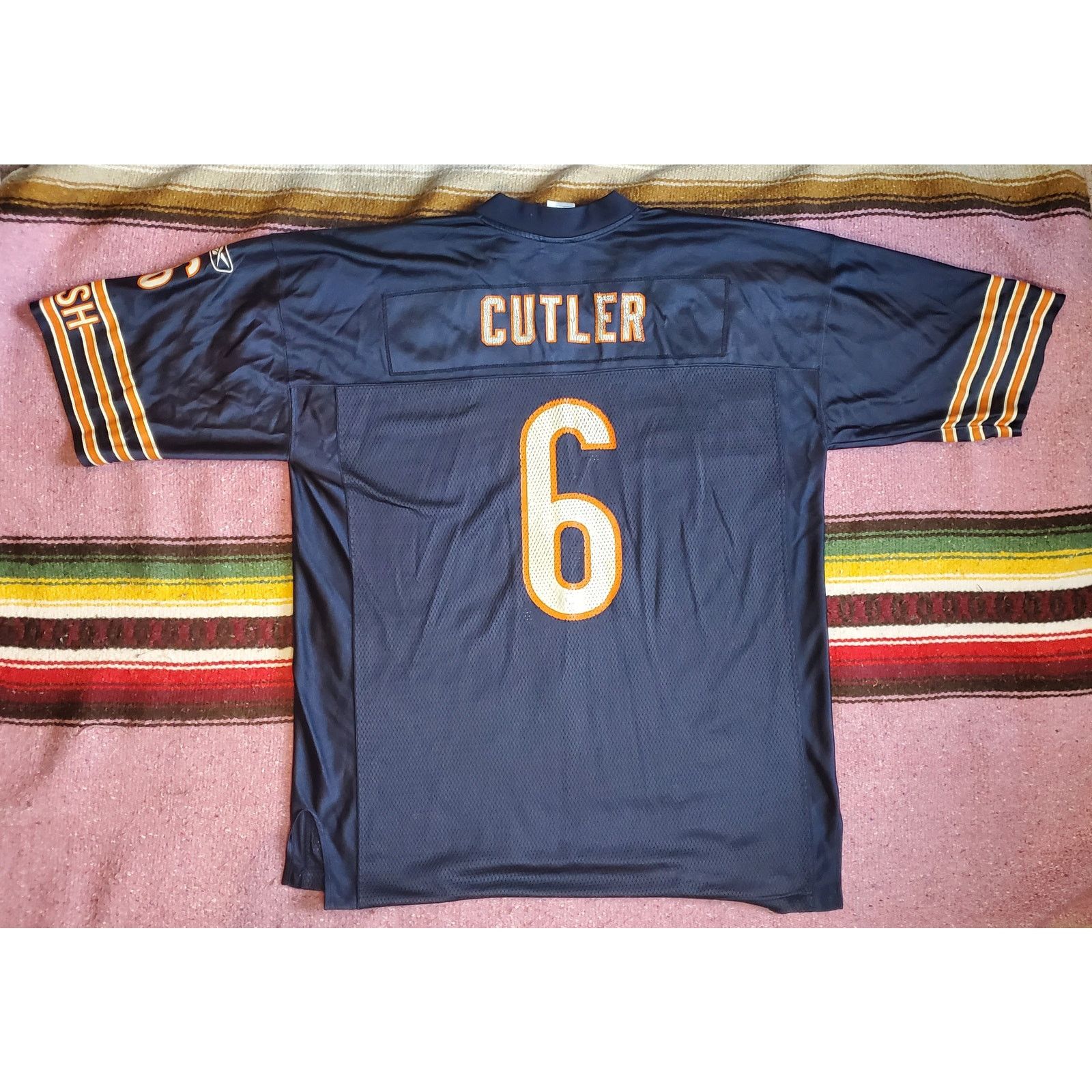 NFL Reebok Chicago Bears Cutler Jersey On Field NFL Equipment XL Size US XL / EU 56 / 4 - 2 Thumbnail