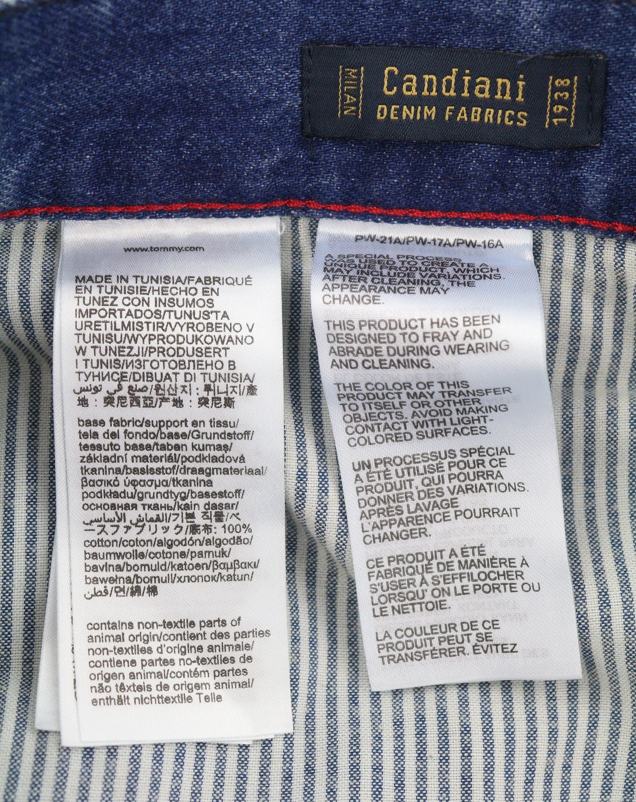 Tommy Hilfiger OTIS W36/L32 Blue Faded Regular Straight Jeans 87466 Size US 36 / EU 52 - 7 Thumbnail