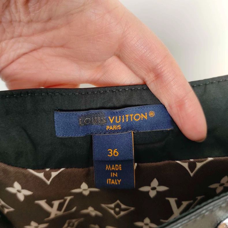 Louis Vuitton Louis Vuitton Silver and black contrasting zip-up leather s Size 35" - 5 Thumbnail