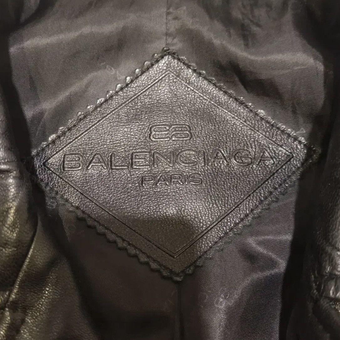 Balenciaga Balenciaga Leather Jacket/Coat Size US XL / EU 56 / 4 - 3 Thumbnail