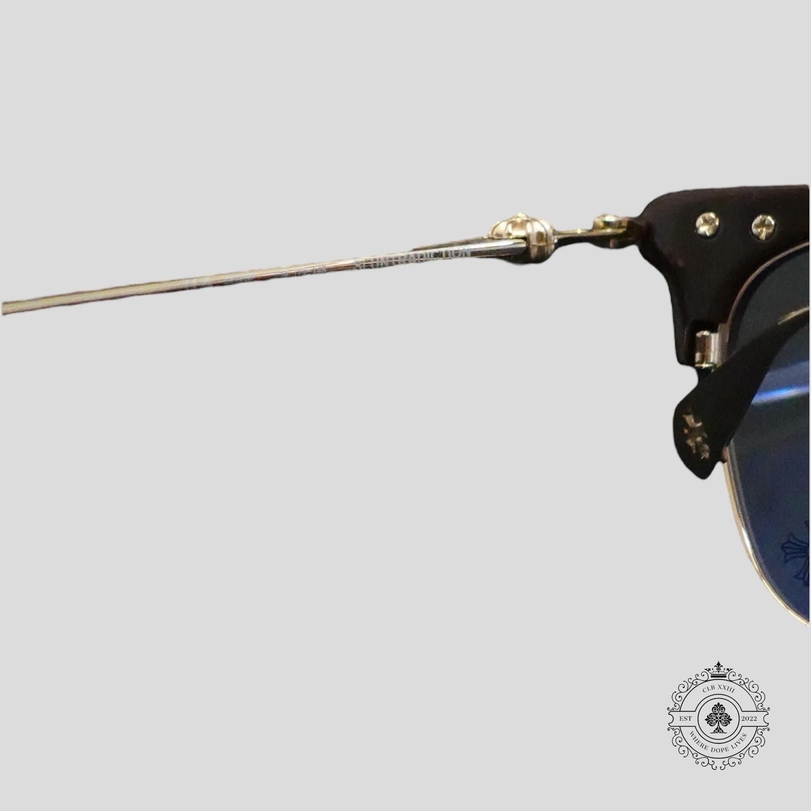 Chrome Hearts Chrome Hearts Sluntradiction Sunglasses in Brown/Gold Size ONE SIZE - 4 Thumbnail