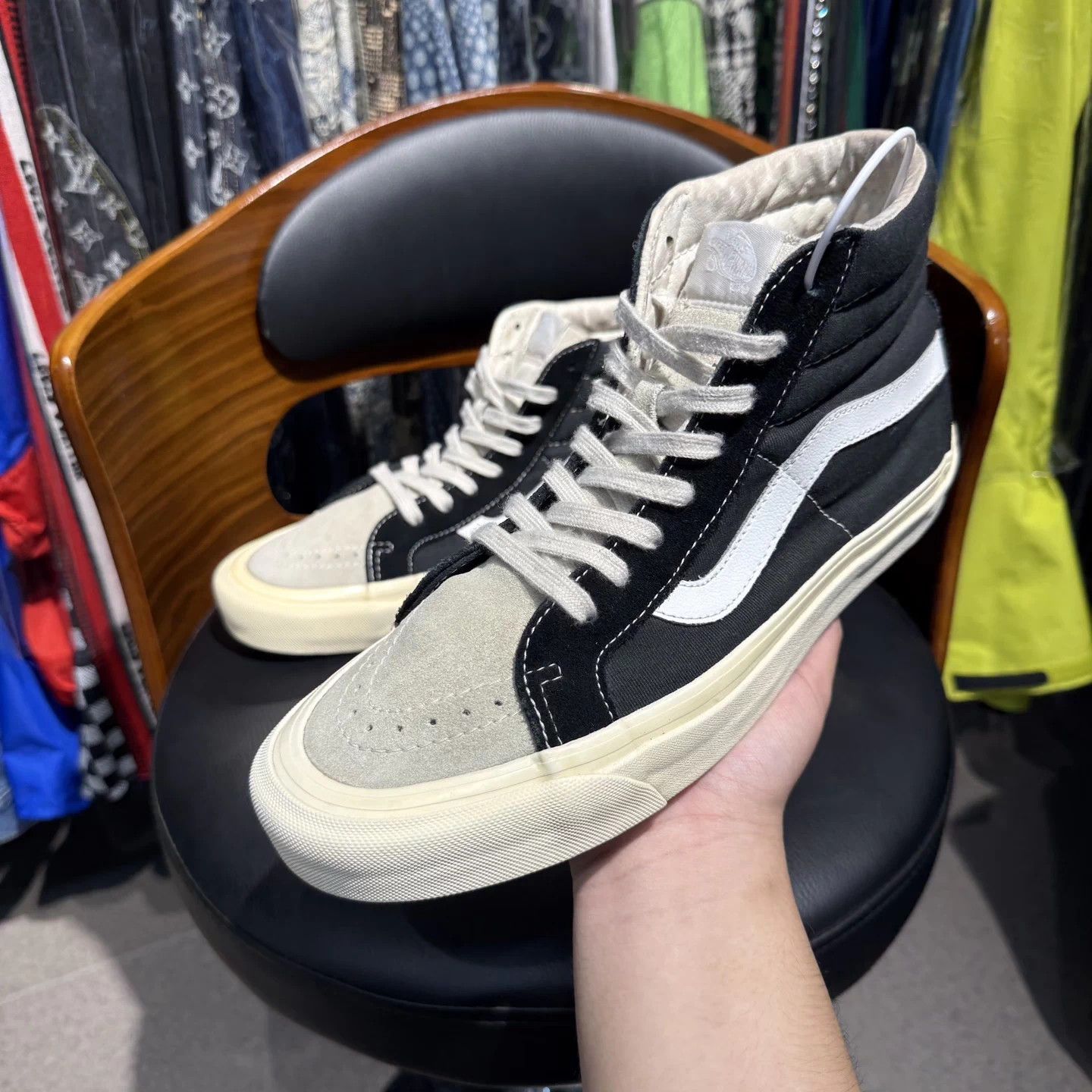Vans Vans SK8-X Fear of God 43 Black/White/Gray 9.5/10 Size US 9.5 / EU 42-43 - 5 Thumbnail