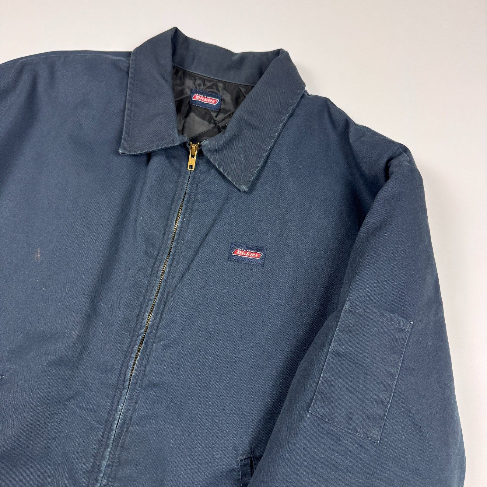 Dickies Vtg Dickies Work Jacket XL Lined Navy USA Hardware Size US XL / EU 56 / 4 - 5 Thumbnail