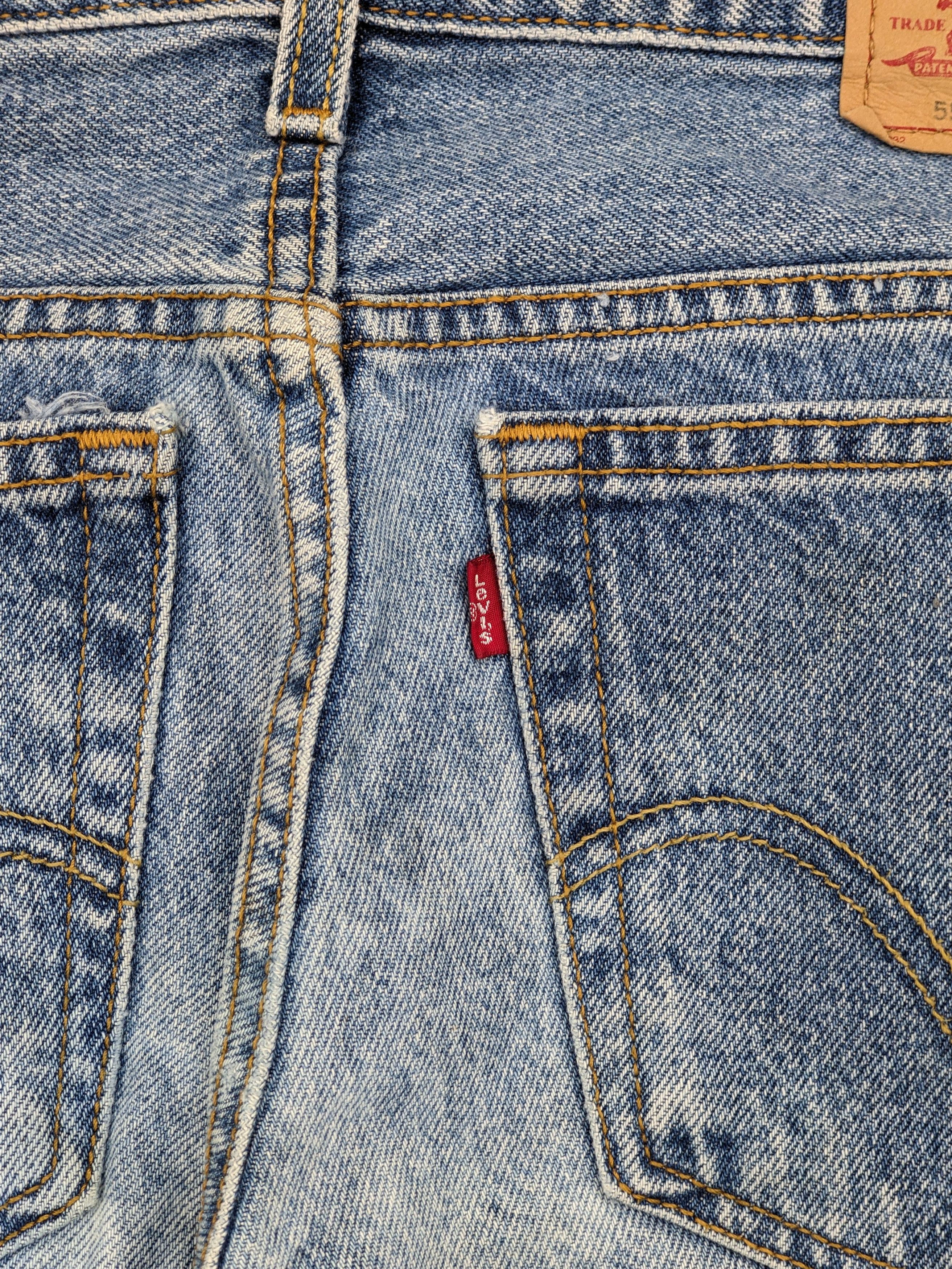Levi's Vintage Levis 550 Faded Blue Jeans DJ0026Z Size US 30 / EU 46 - 6 Thumbnail