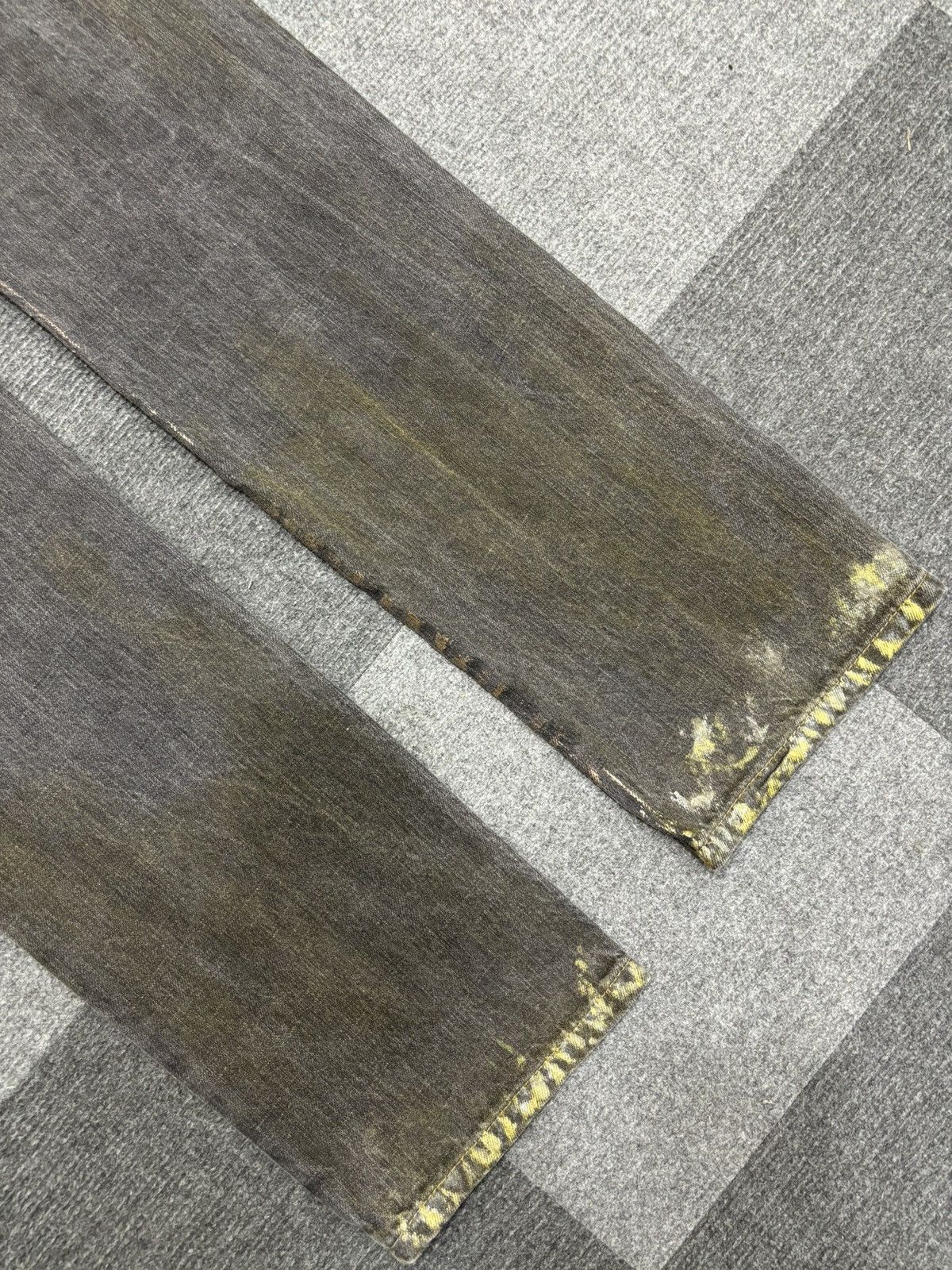 Japanese Brand 💥ONE ON GRAILED💥ARCHIVAL RARE PPFM CHAOS PAINT DENIM F457 Size US 32 / EU 48 - 20 Thumbnail