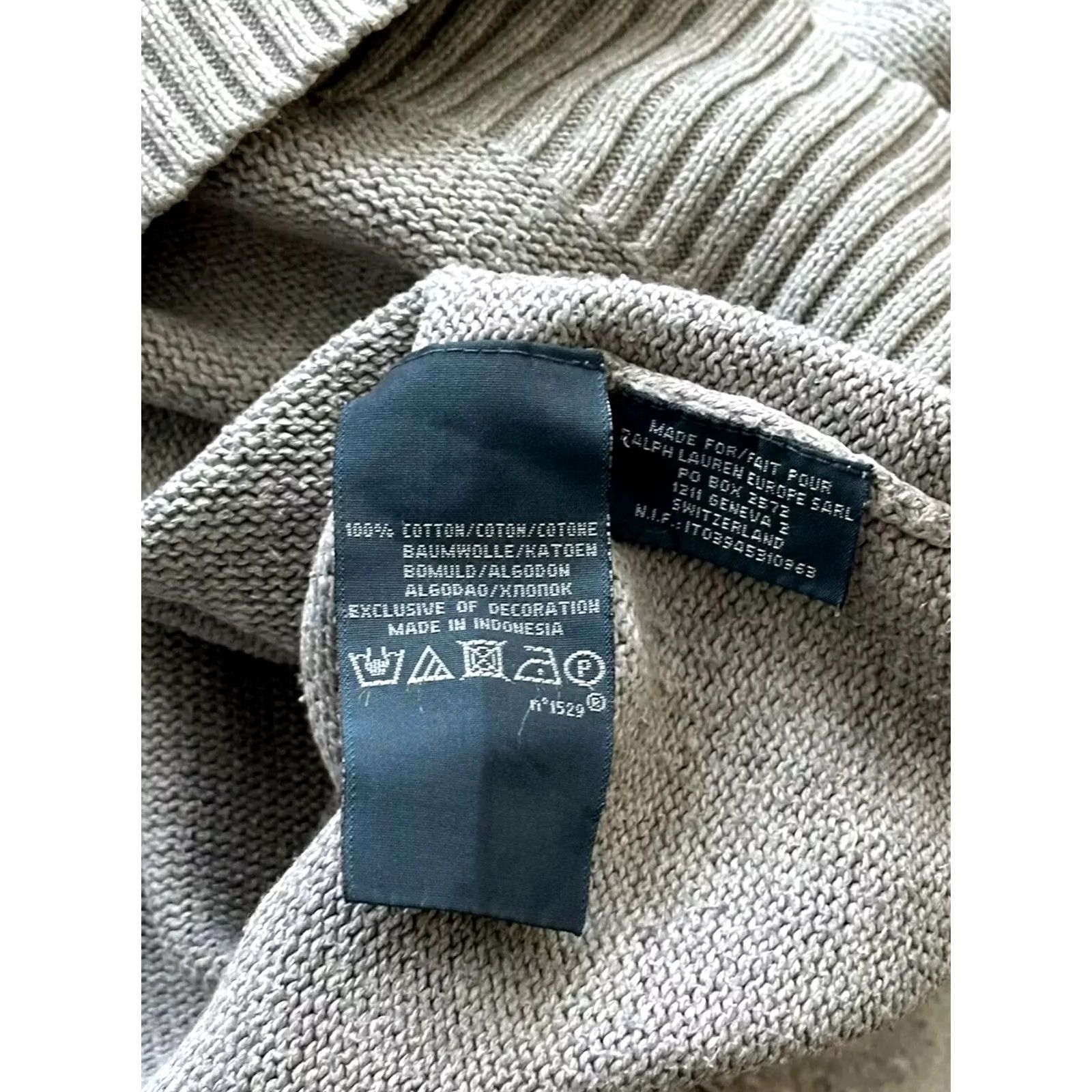 Ralph Lauren Nike Polo Ralph Lauren Sweater Sweatshirt Men’s 2XL Gray Knit Cotton Crew Neck Pullover Casual Mens Size US XXL / EU 58 / 5 - 6 Thumbnail