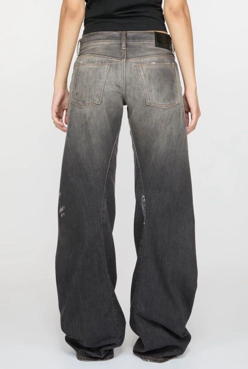 Acne Studios acne studios Black grey machete splash-ink jeans 2502-Nexta Size US 28 / EU 44 - 2 Thumbnail