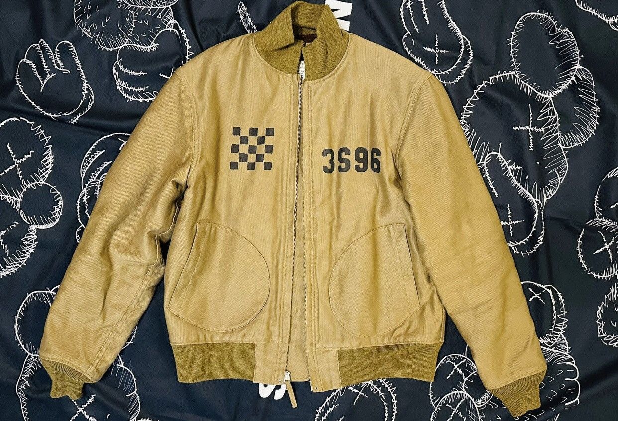 image of Freewheelers Bootleggers New York Taxi Jacket in Yellow, Men's (Size 2XS)