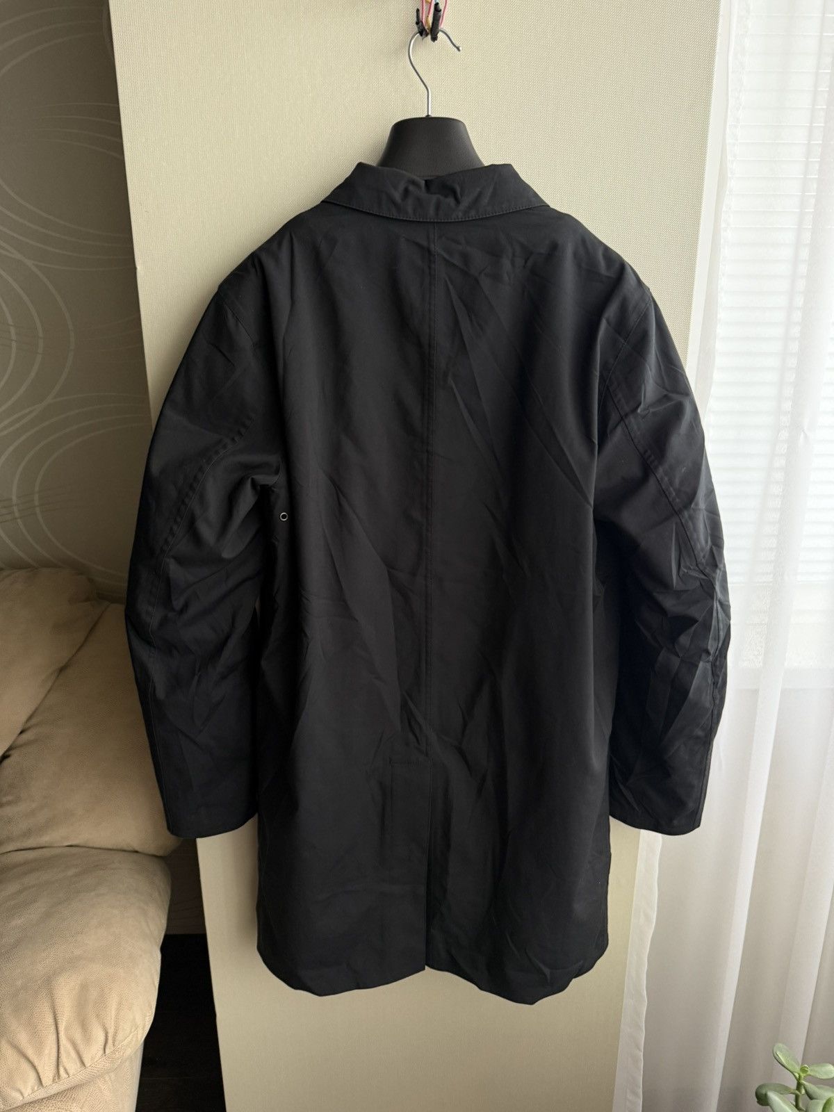 Prada Prada Milano Black Technical Trench Coat Wool/Cashmere Liner Size US M / EU 48-50 / 2 - 5 Thumbnail