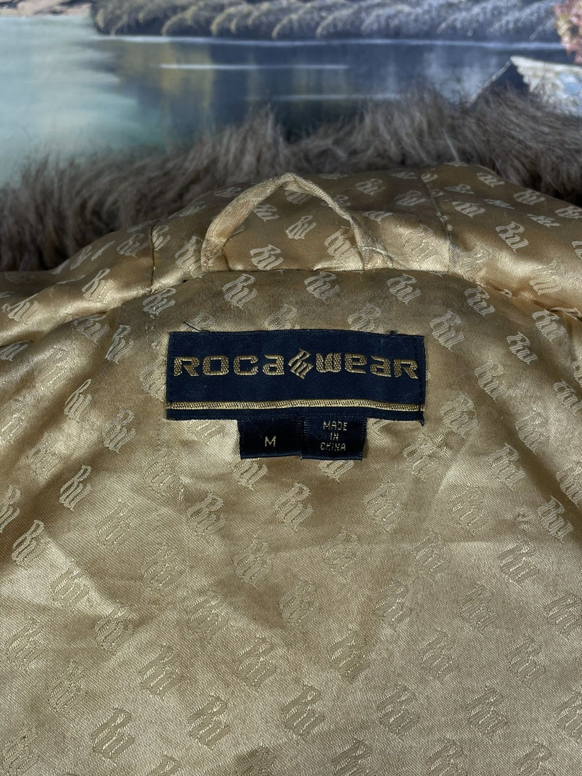 Rocawear × Vintage Rocawear Retro 00s Baggy Loose Bomber AOP All Over Print Size M / US 6-8 / IT 42-44 - 11 Thumbnail