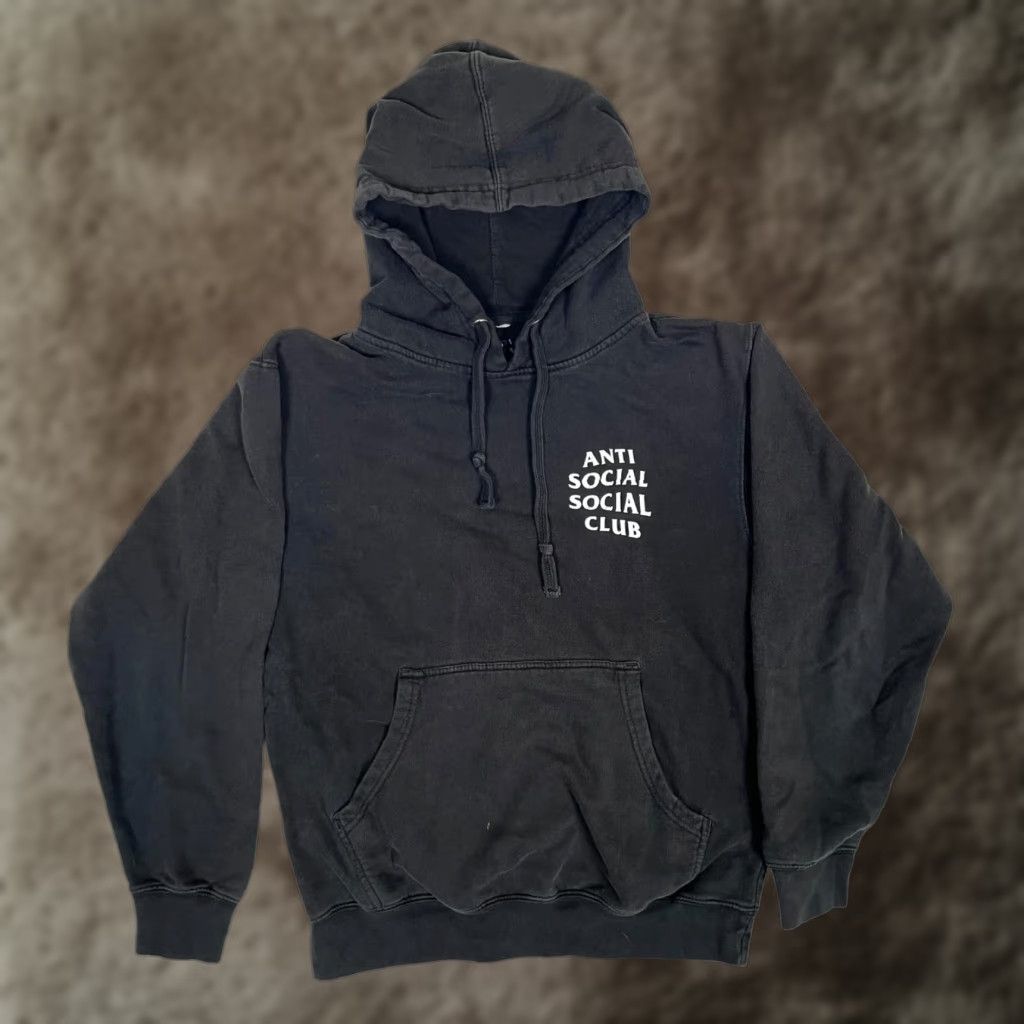 Anti Social Social Club Anti Social Social Club Hoodie Mens Small Black Logo Pullover Fleece Streetwear Size US S / EU 44-46 / 1 - 1 Thumbnail