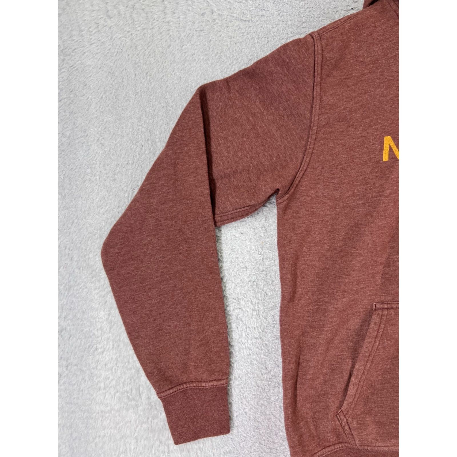 The North Face The North Face Hoodie Mens Small Red Cotton Blend Pocket Size US S / EU 44-46 / 1 - 3 Thumbnail