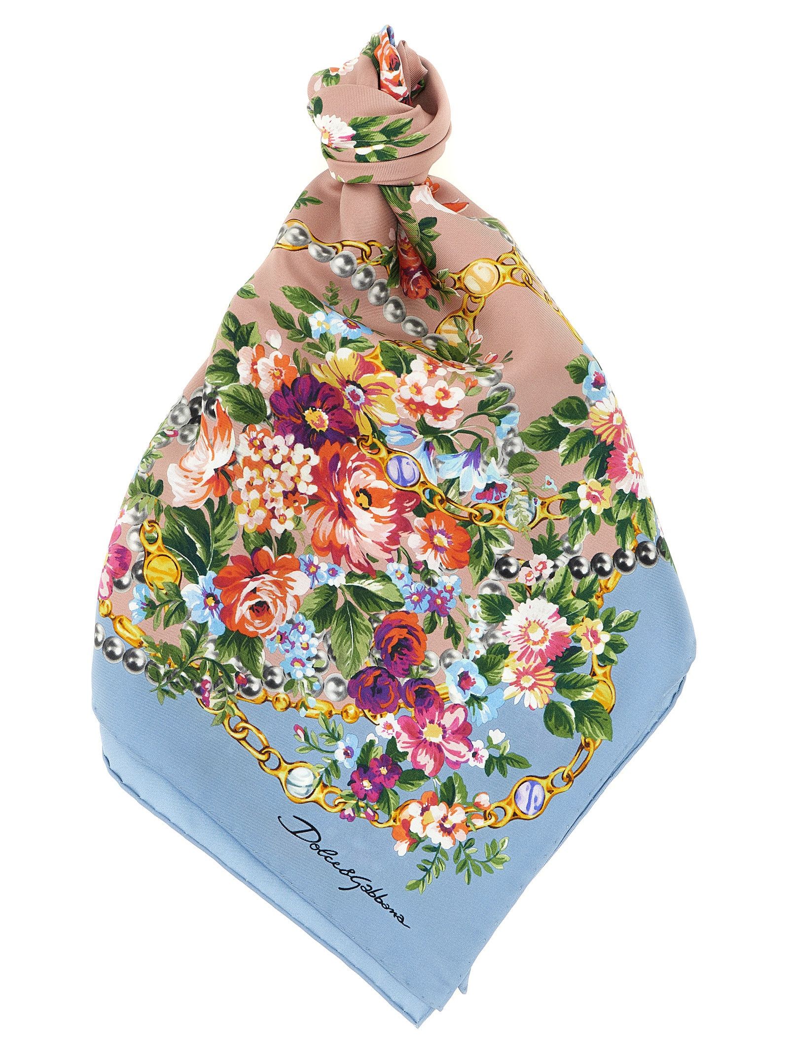 Dolce & Gabbana 'Mazzolini Di Fiori' Scarf Size ONE SIZE - 1 Thumbnail