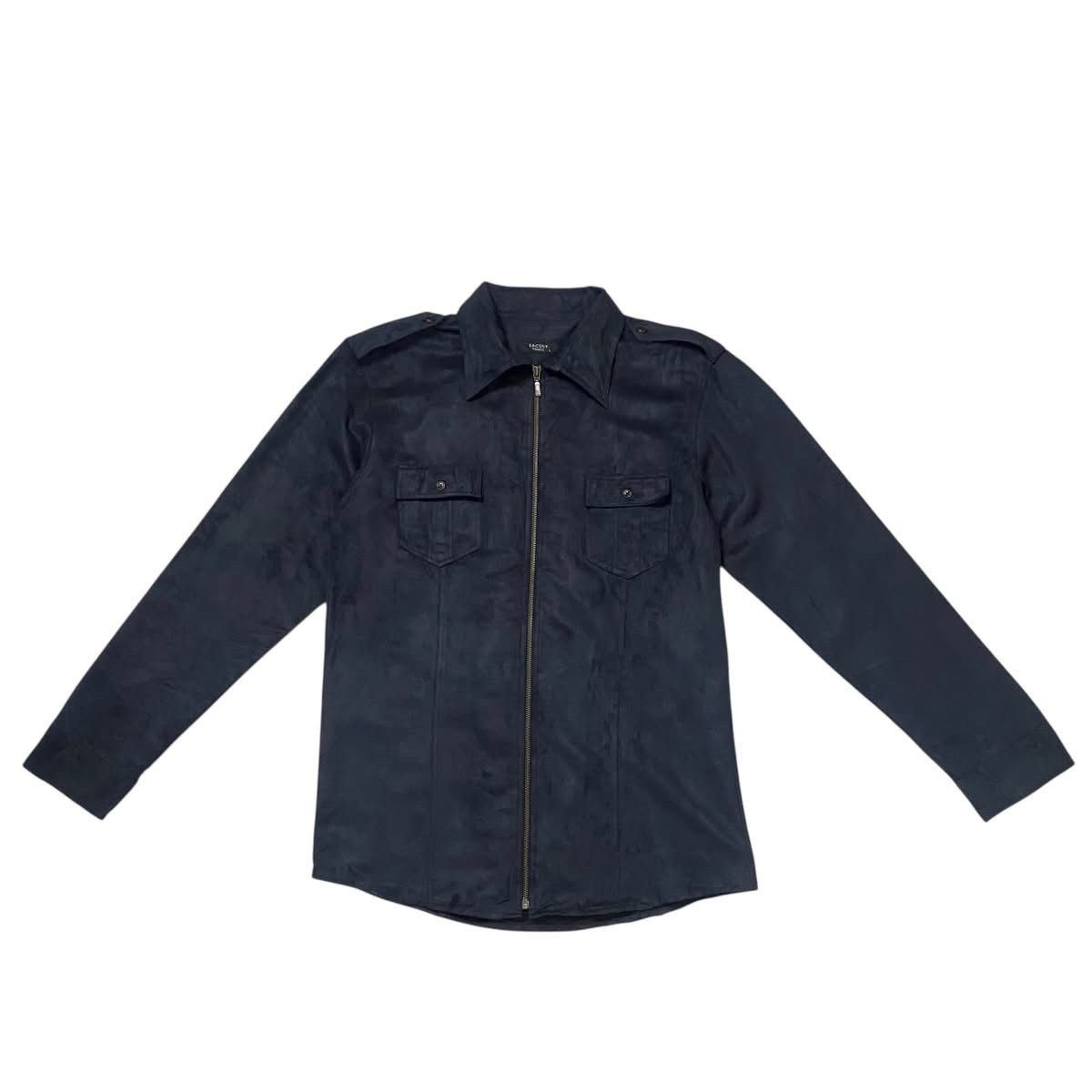 Yohji Yamamoto Ysaccs by yohji yamamoto velvet zipper shirt Size US M / EU 48-50 / 2 - 1 Thumbnail