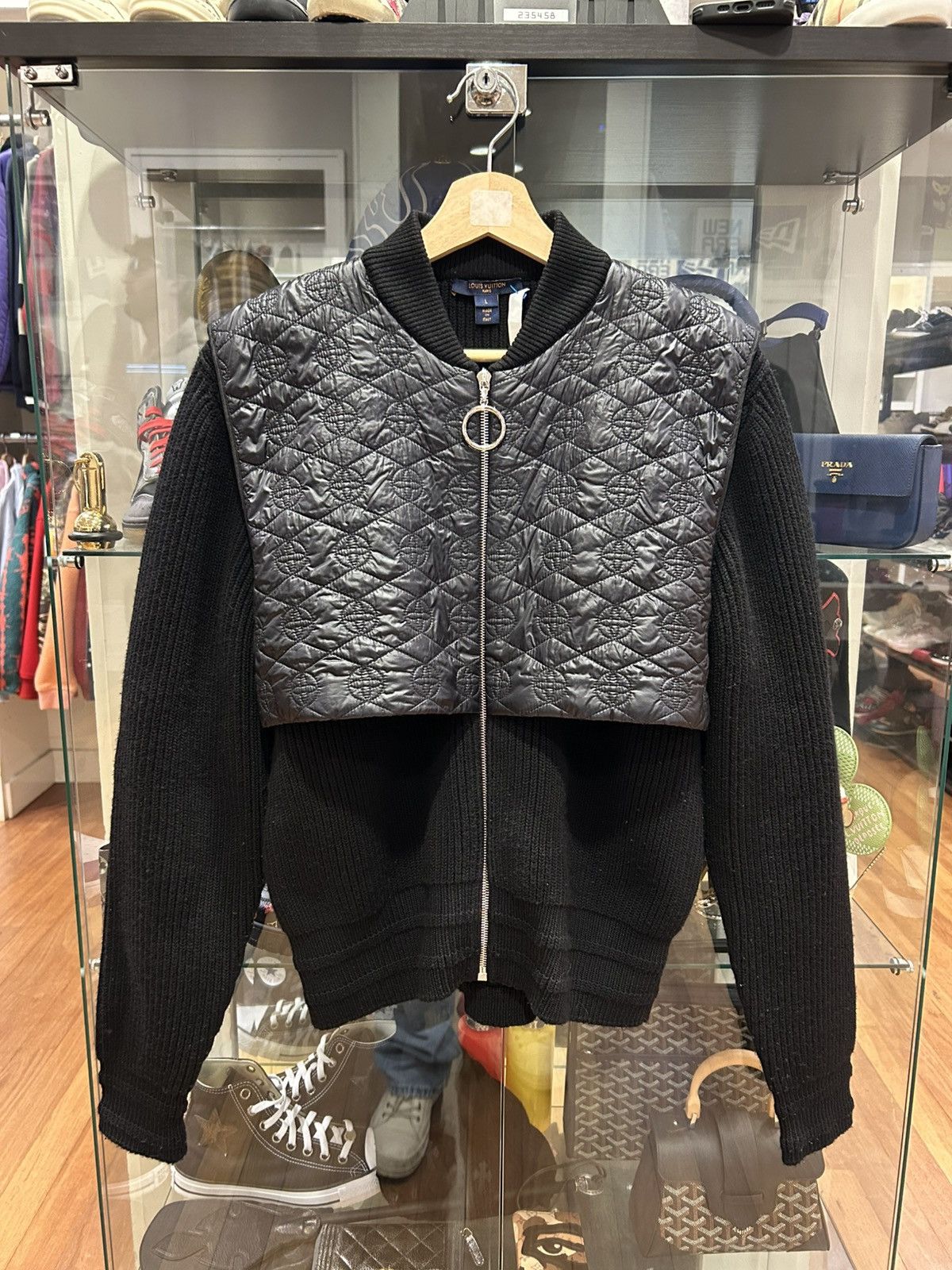 Louis Vuitton Louis Vuitton Heavy Knit Monogram Zip Up Sweater Size US L / EU 52-54 / 3 - 1 Thumbnail