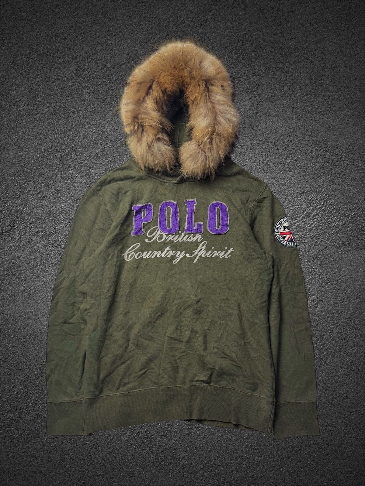 Fur Hoodie Polo British England