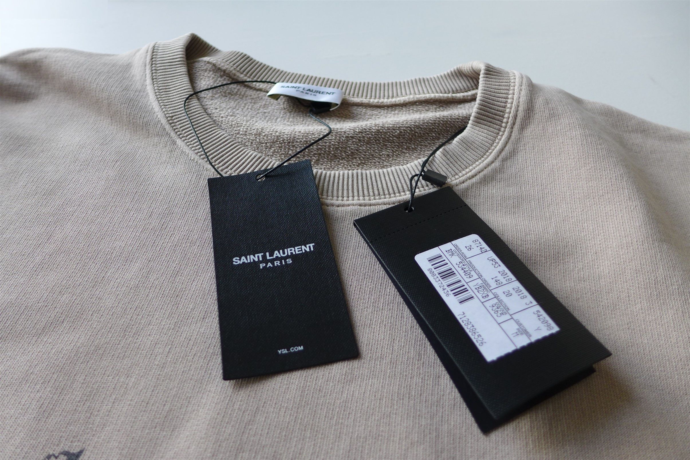 Saint Laurent Paris Saint Laurent SS18 Snake & Rose Heart Sweatshirt Size US M / EU 48-50 / 2 - 13 Thumbnail