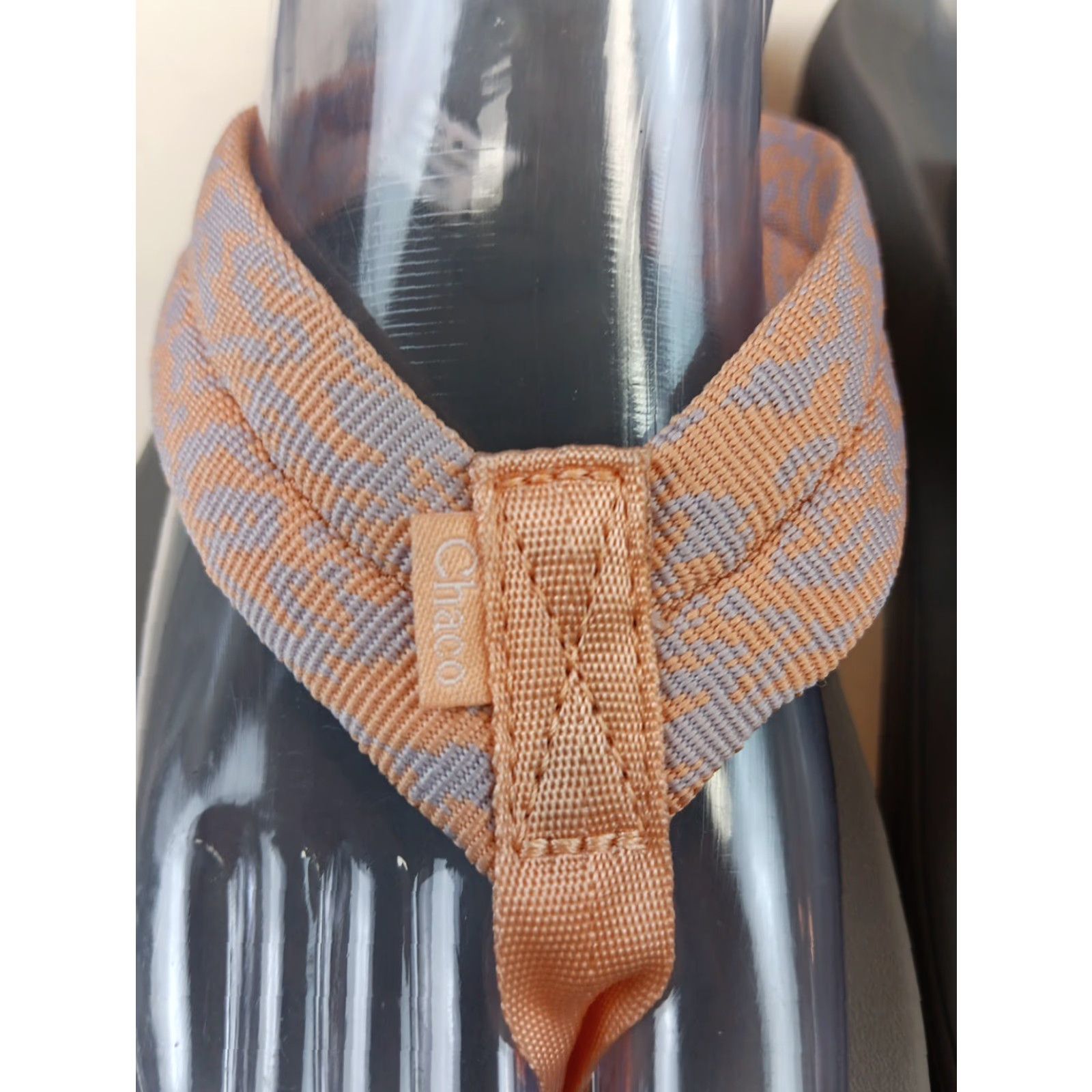 Chaco Chaco Sandals Women Flip Flop Chillos Flip Slip On 10 Pink/Gray Casual Travel blue Summer Womens Size US 8 / IT 38 - 7 Thumbnail