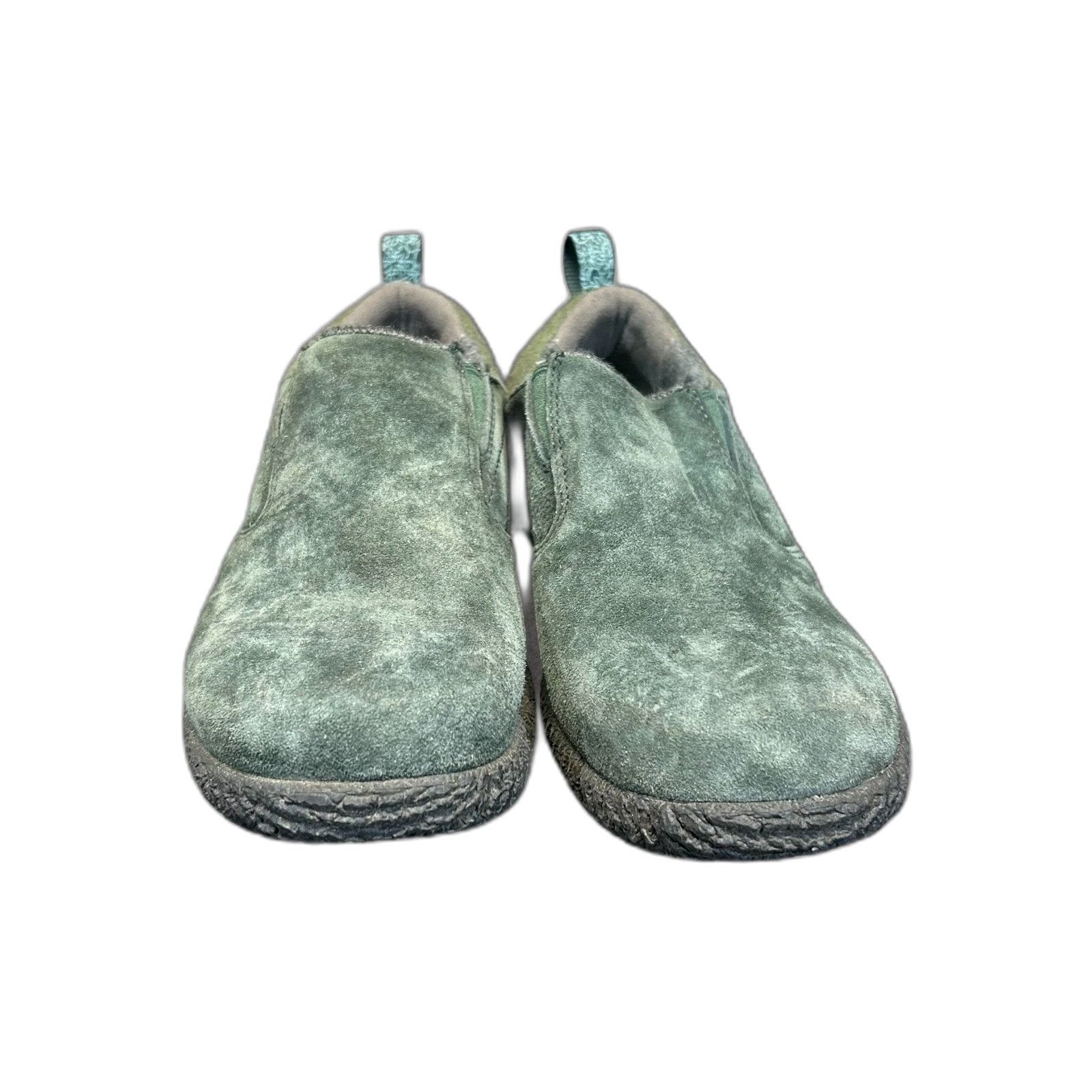 L.L. Bean LL Bean Olive Green Suede Women's Slip-on Clogs Moccasins Sh Size US 7.5 / EU 40-41 - 3 Thumbnail