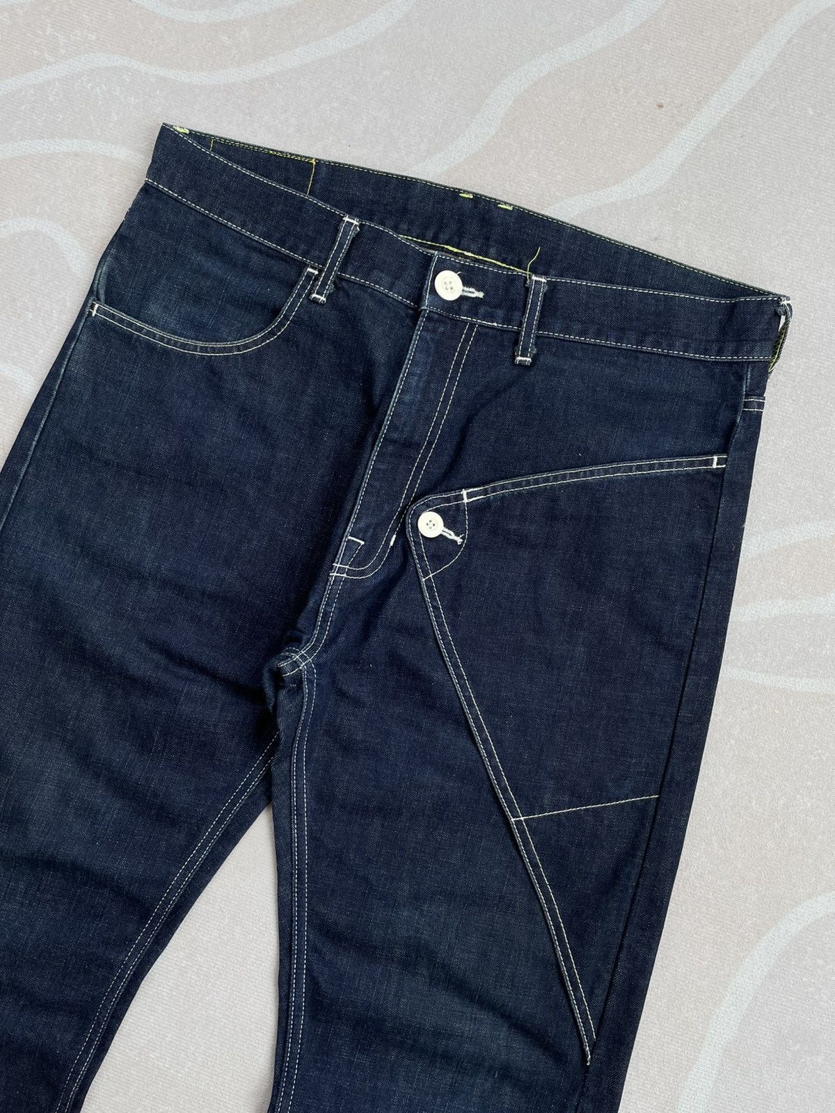 Japanese Brand MACKDADDY FLIP POCKET JEANS Size US 35 - 7 Thumbnail