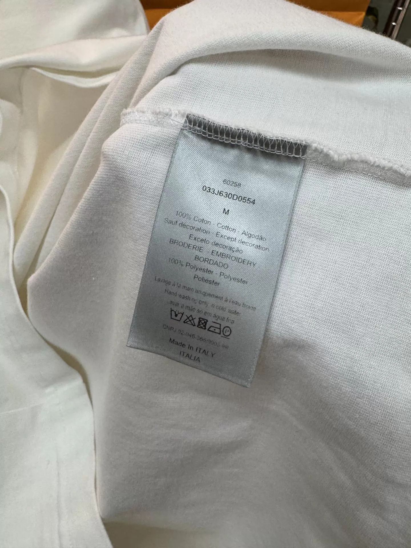 Dior Dior X Stussy Embroidered Bee White SS TEE M Size US M / EU 48-50 / 2 - 4 Thumbnail