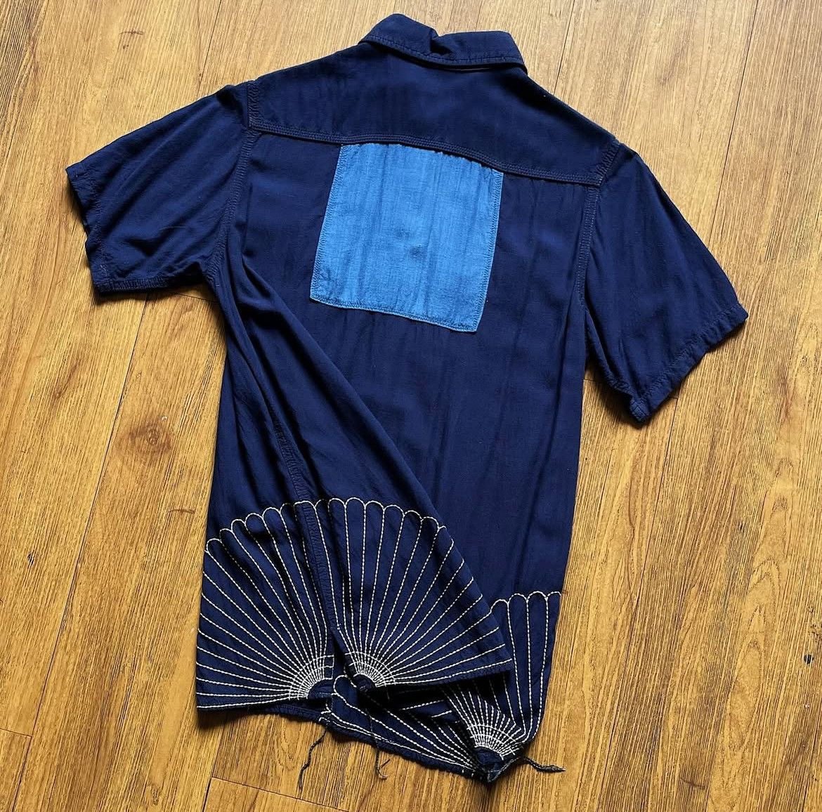 Kapital 2000s Kapital Furoshiki Embroidery Indigo Shirt Size US M / EU 48-50 / 2 - 3 Thumbnail