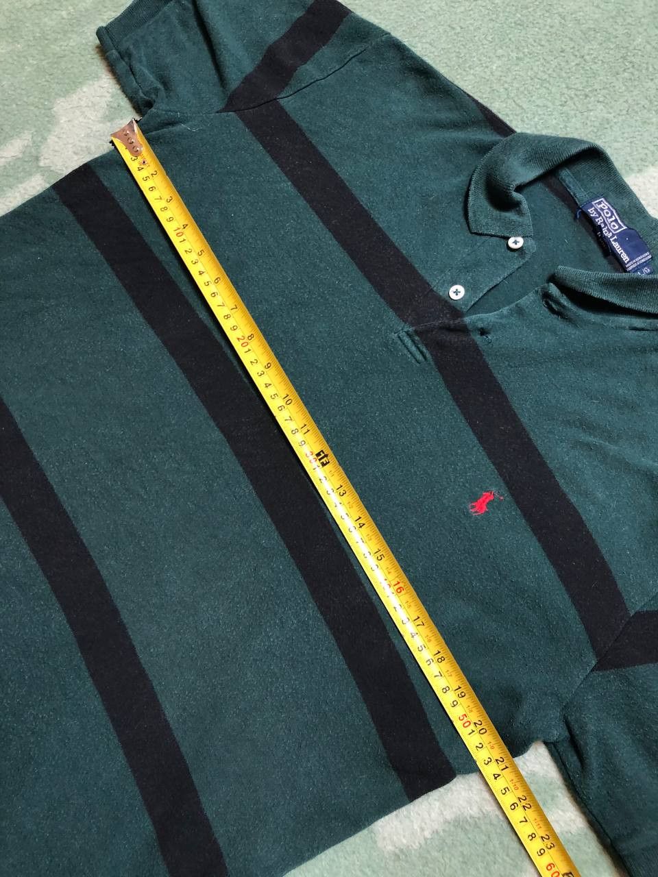 Polo Ralph Lauren Polo Ralph Lauren Casual Green striped Polo Size L Size US L / EU 52-54 / 3 - 9 Thumbnail