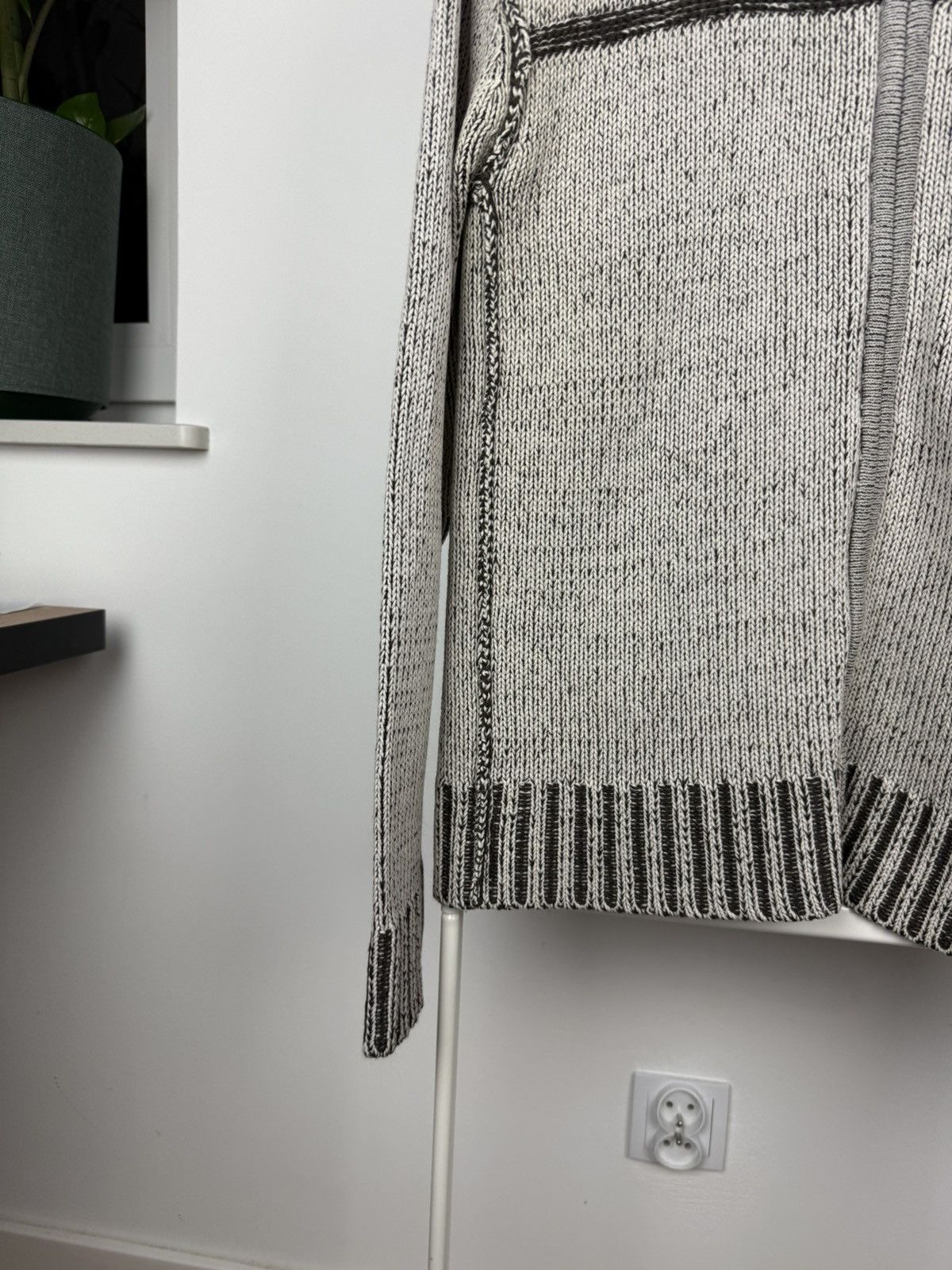 Japanese Brand Avant Garde Japan knit zip sweater Size US L / EU 52-54 / 3 - 3 Thumbnail