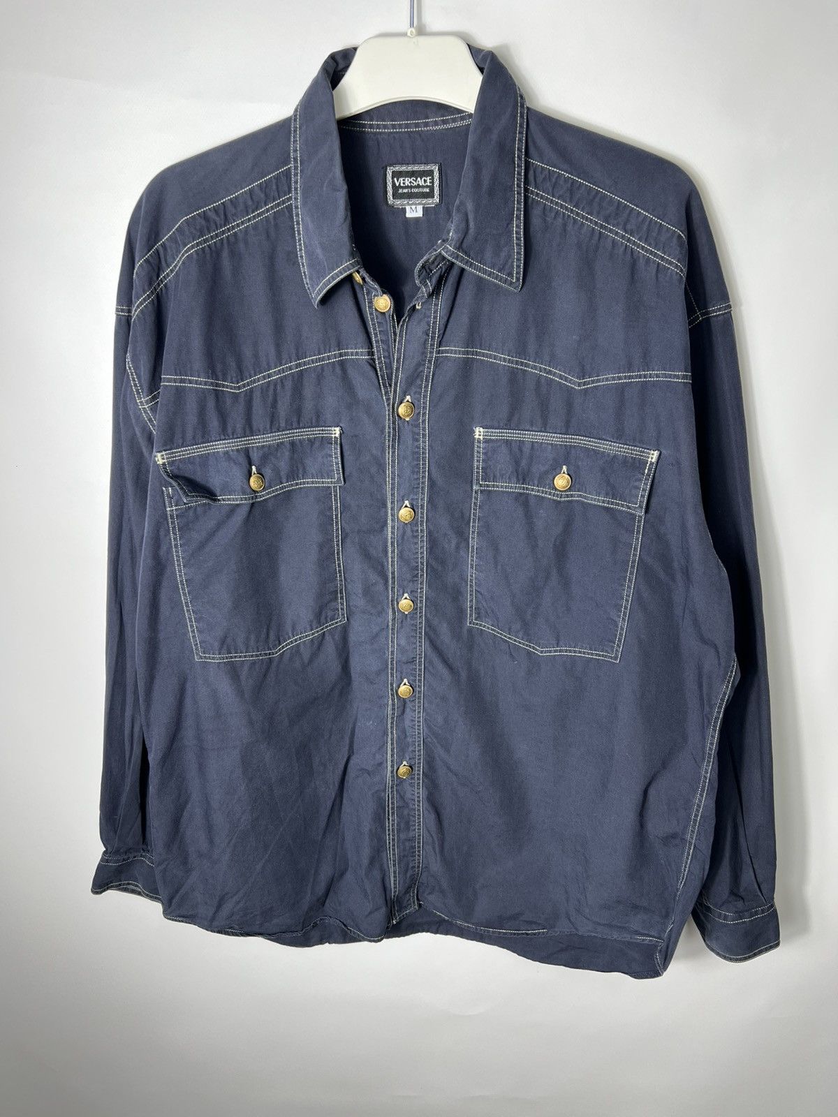 Vintage streetwear rare Y2K luxury Versace Shirt