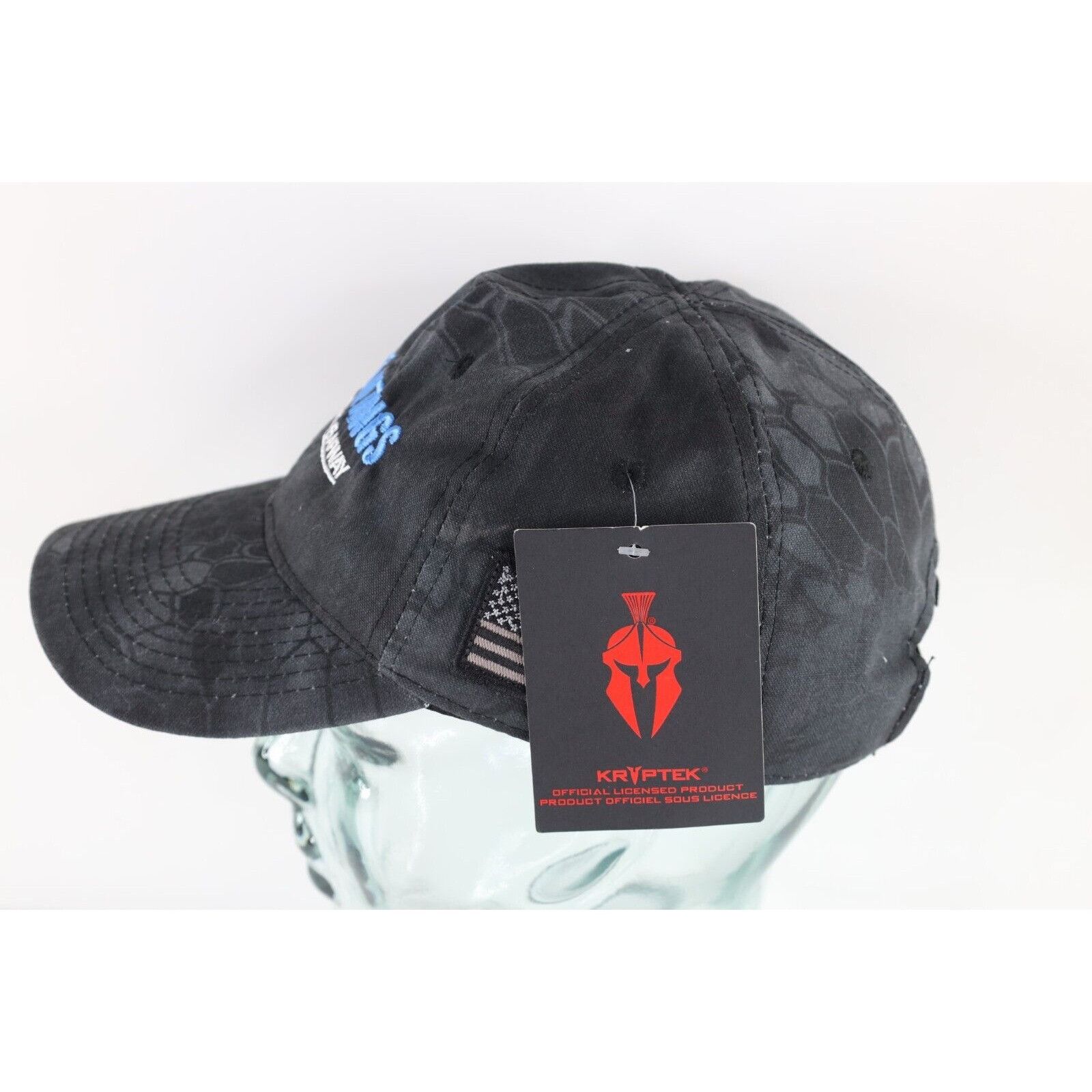 Other New Kryptek Camouflage Fishing USA Flag Canvas Hat Cap Size ONE SIZE - 4 Thumbnail