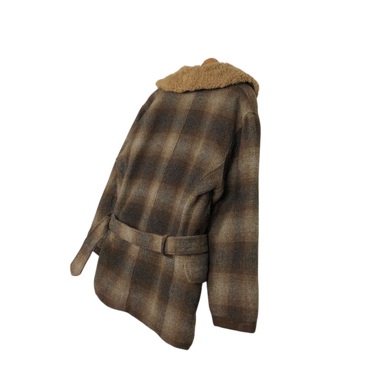 Golden Bear 🔥VINTAGE WOOL JACKET GOLDEN BEAR TARTAN SHAWL COLLAR Size US M / EU 48-50 / 2 - 12 Thumbnail