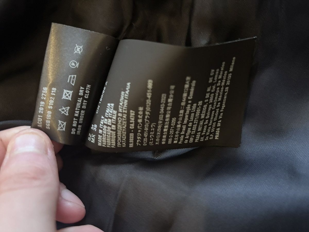 Prada Prada 2019 Enameled Metal Triangle Parka Size US M / EU 48-50 / 2 - 11 Thumbnail