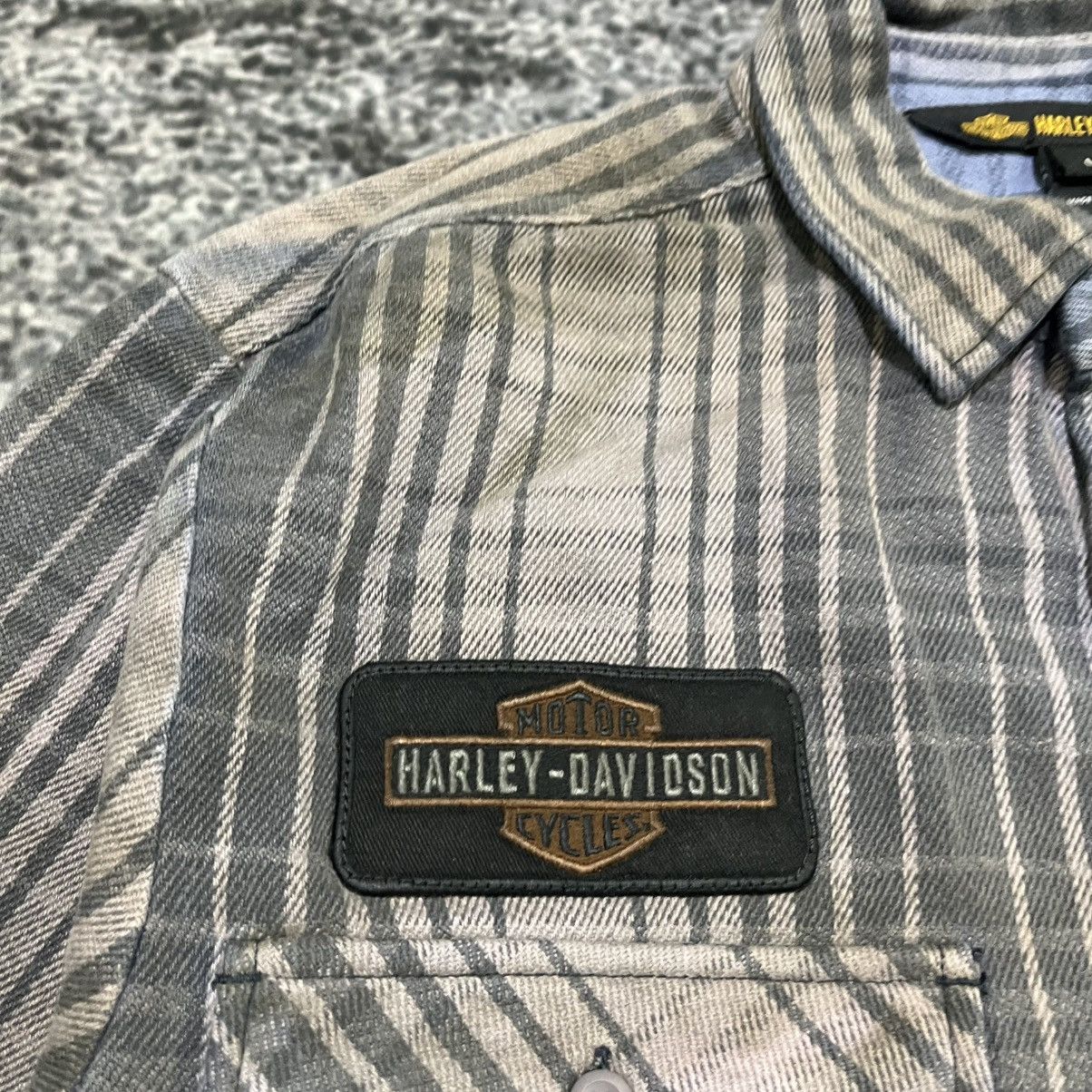 Harley Davidson Vintage Harley Davidson Schematic Plaid Button Up Longsleeve Size US L / EU 52-54 / 3 - 5 Thumbnail