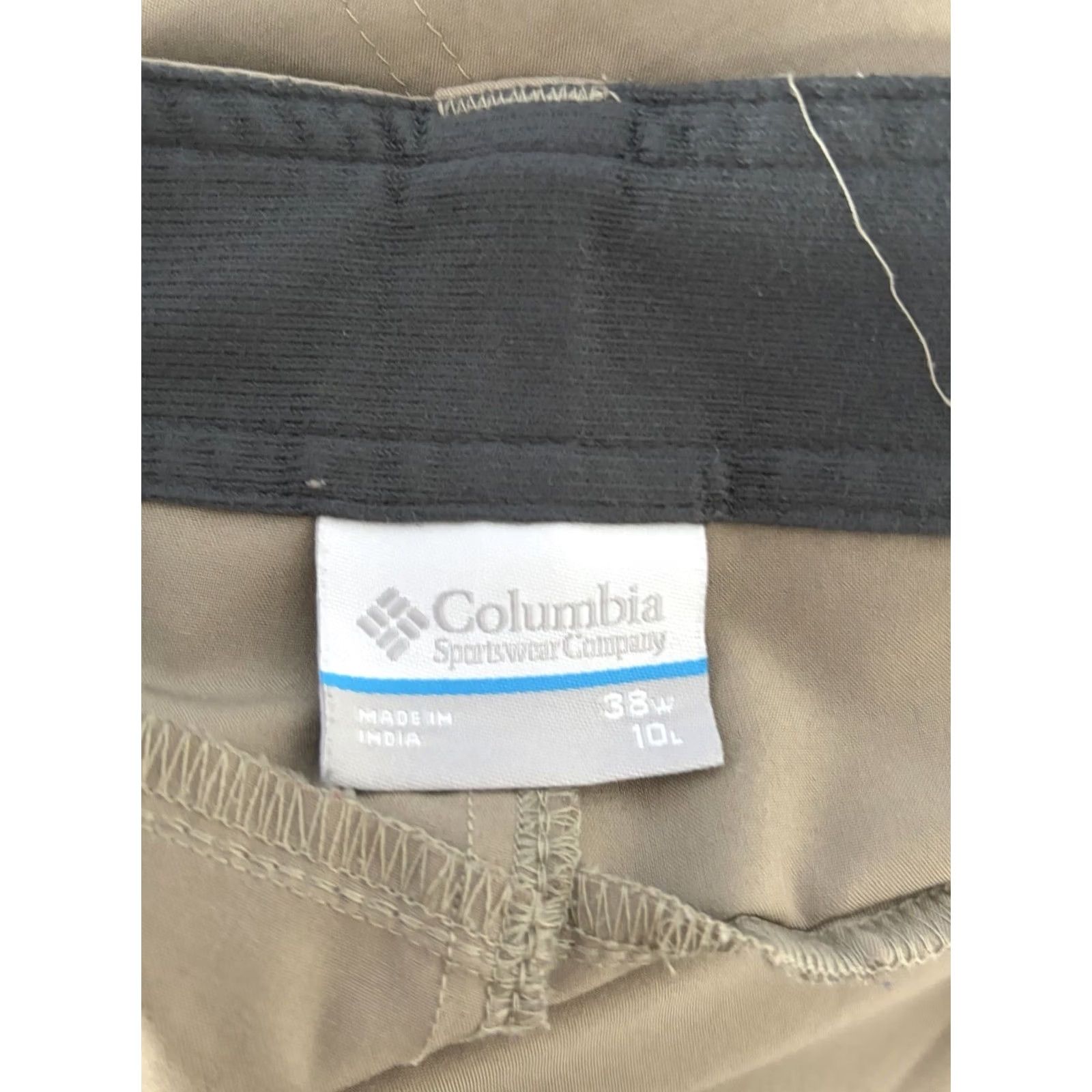 Vintage Columbia Casual Chino Hiking Shorts Mens 38 Beige 10" Inseam Pockets Regularfit Size US 38 / EU 54 - 3 Thumbnail