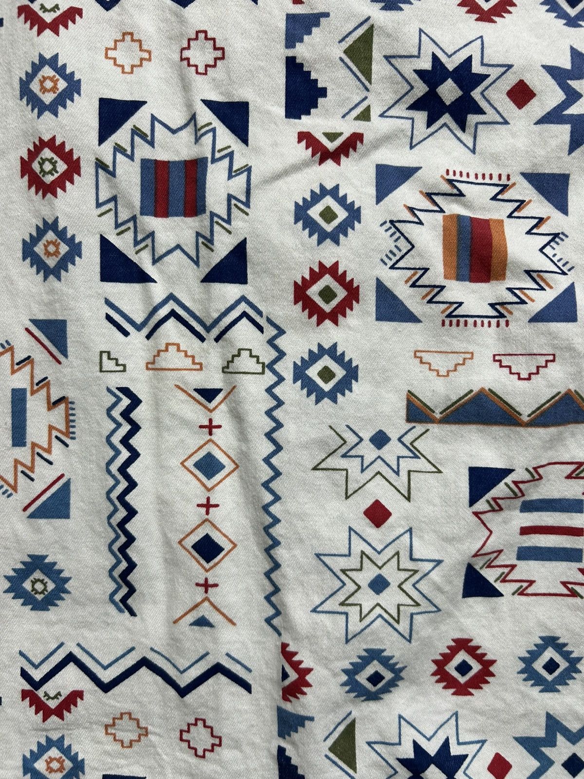 Vintage Vintage 80s/90s Roughrider Aztec Tribal Western Button Up Size US XL / EU 56 / 4 - 7 Thumbnail