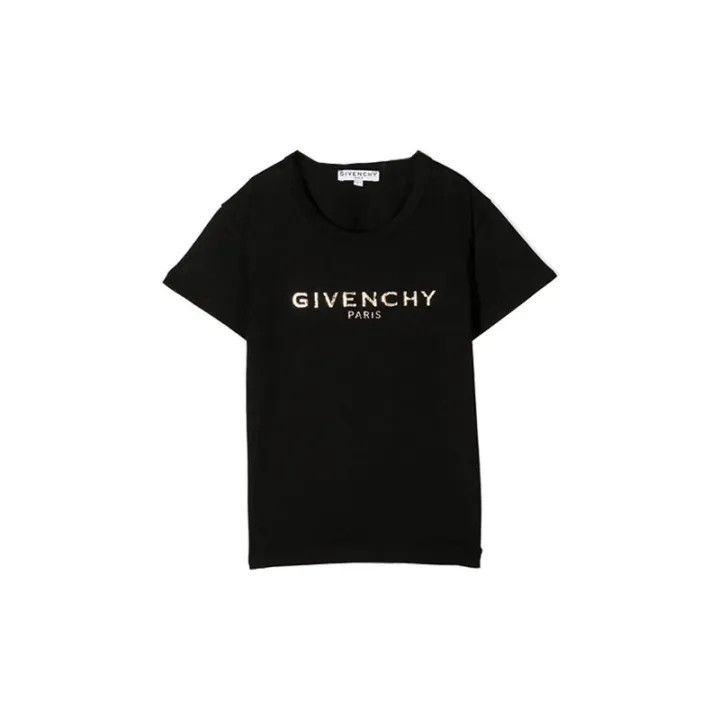 Givenchy Givenchy Kids Black Logo Print Short Sleeve T-shirt Size US M / EU 48-50 / 2 - 1 Thumbnail
