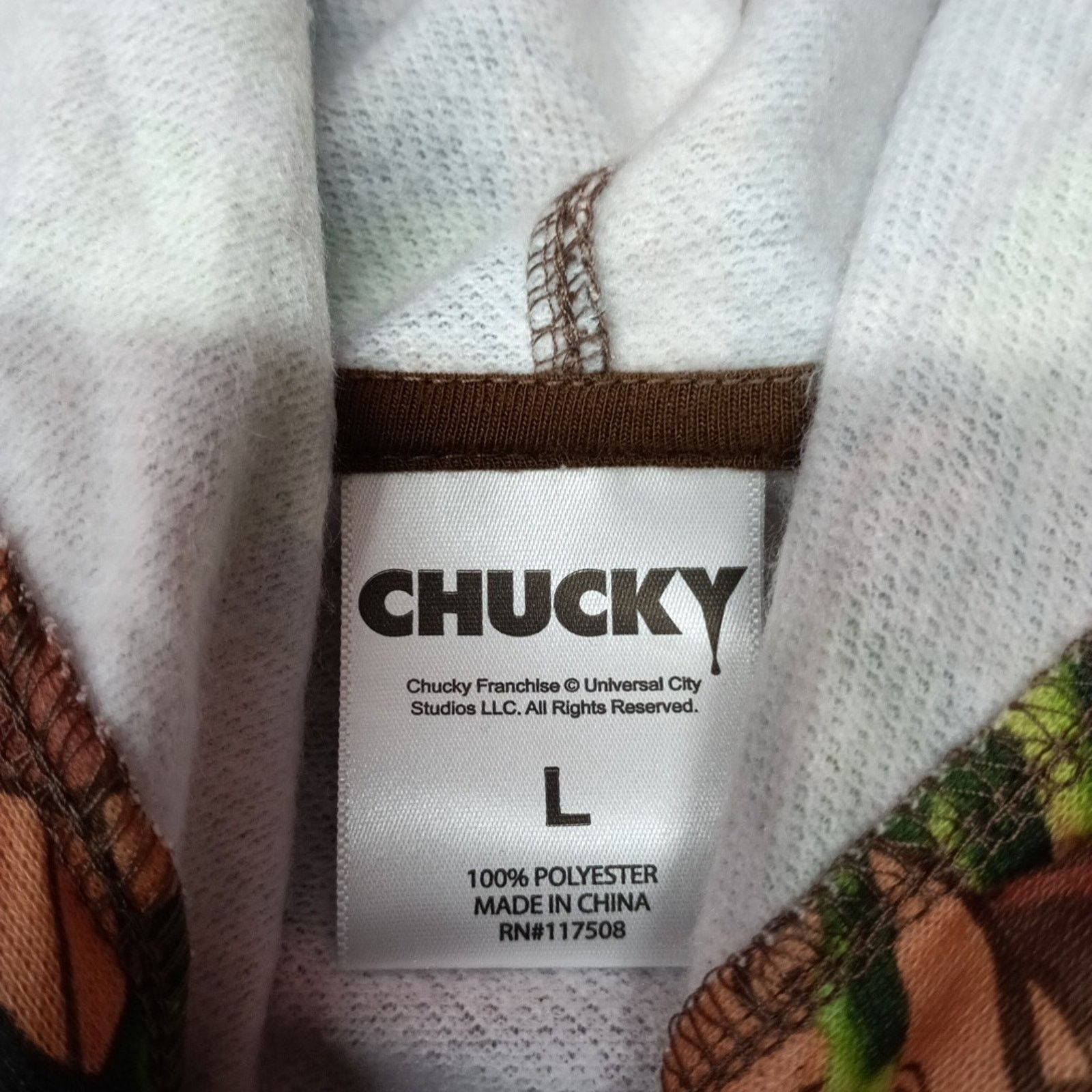 Other Men's Size L Childs Play Chucky Good Guys Camouflage Hoodie Size US L / EU 52-54 / 3 - 4 Thumbnail