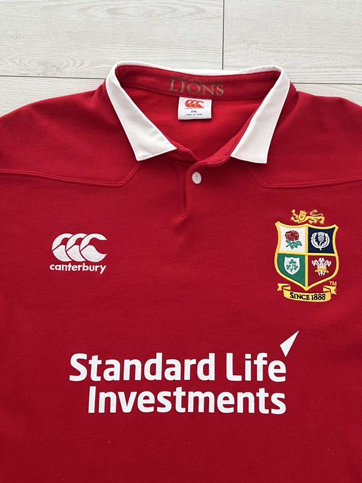 Canterbury of New Zealand Canterbury British & Irish Lions Rugby Jersey x sportwear Size US XXL / EU 58 / 5 - 5 Thumbnail