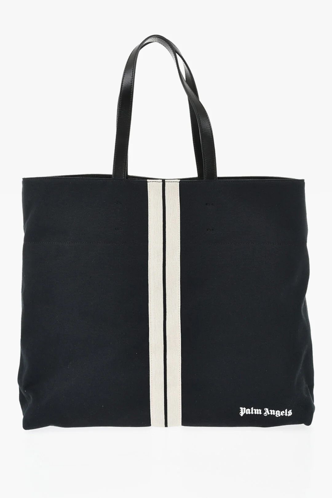 Palm Angels og1mm0326 Size: OS / Cotton Tote Bag in Black Size ONE SIZE - 1 Thumbnail