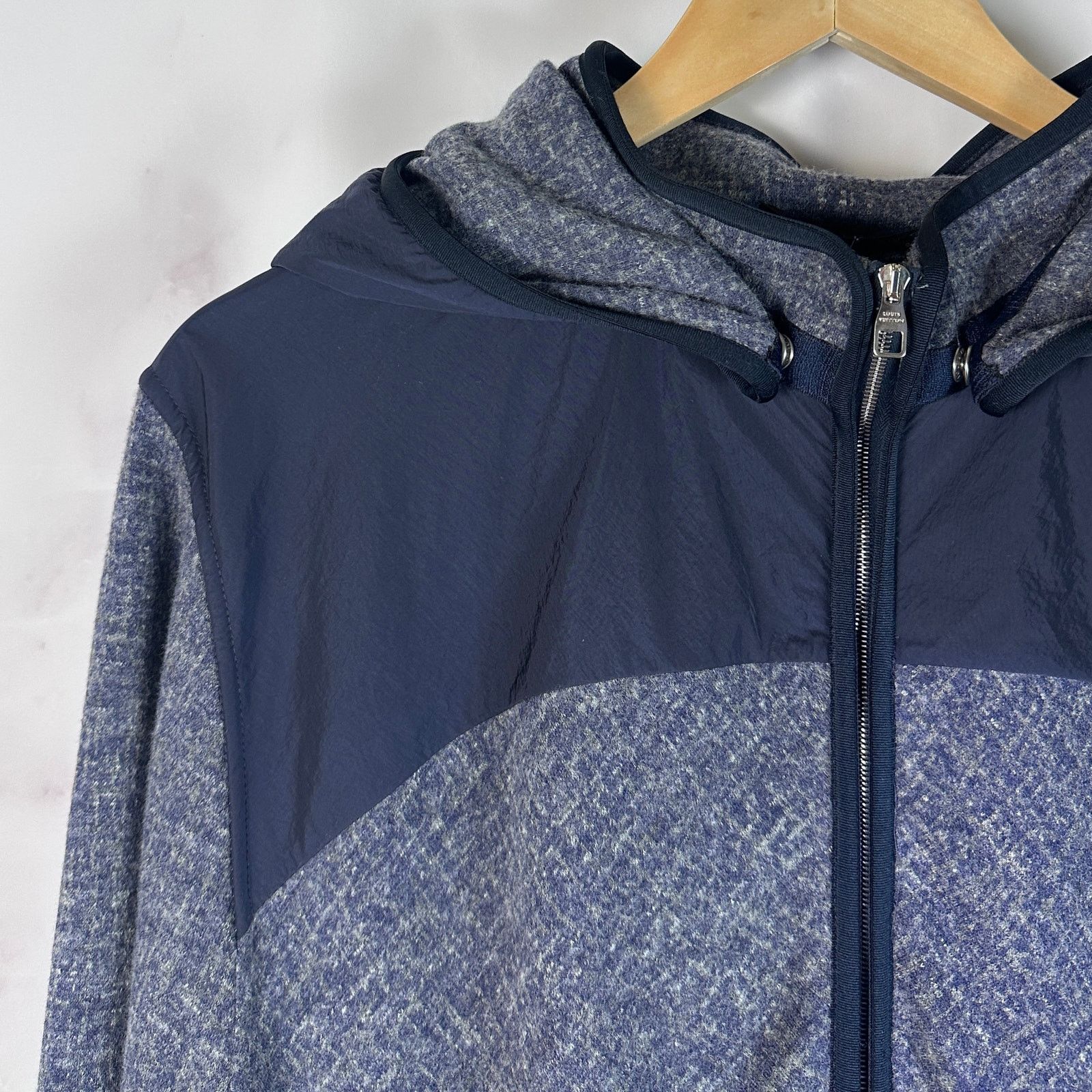 Louis Vuitton Navy Panel Hooded Jacket Size US XXL / EU 58 / 5 - 4 Thumbnail
